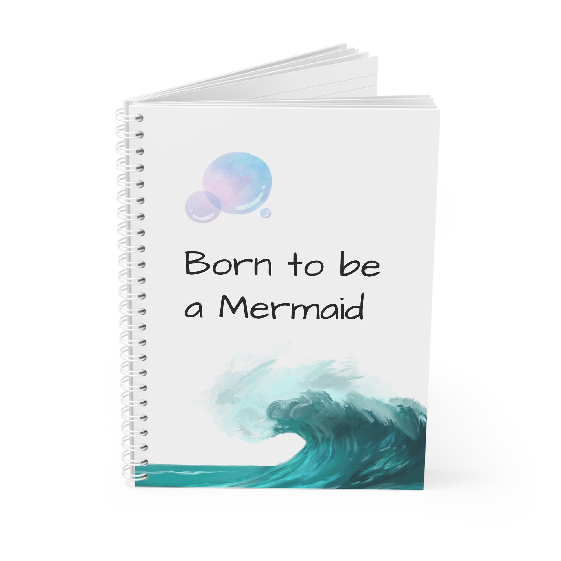 Mermaid Dreams Spiral Notebook - Perfect for Journaling, Gifts, School, Ocean Lovers, and Stationery Enthusiasts
