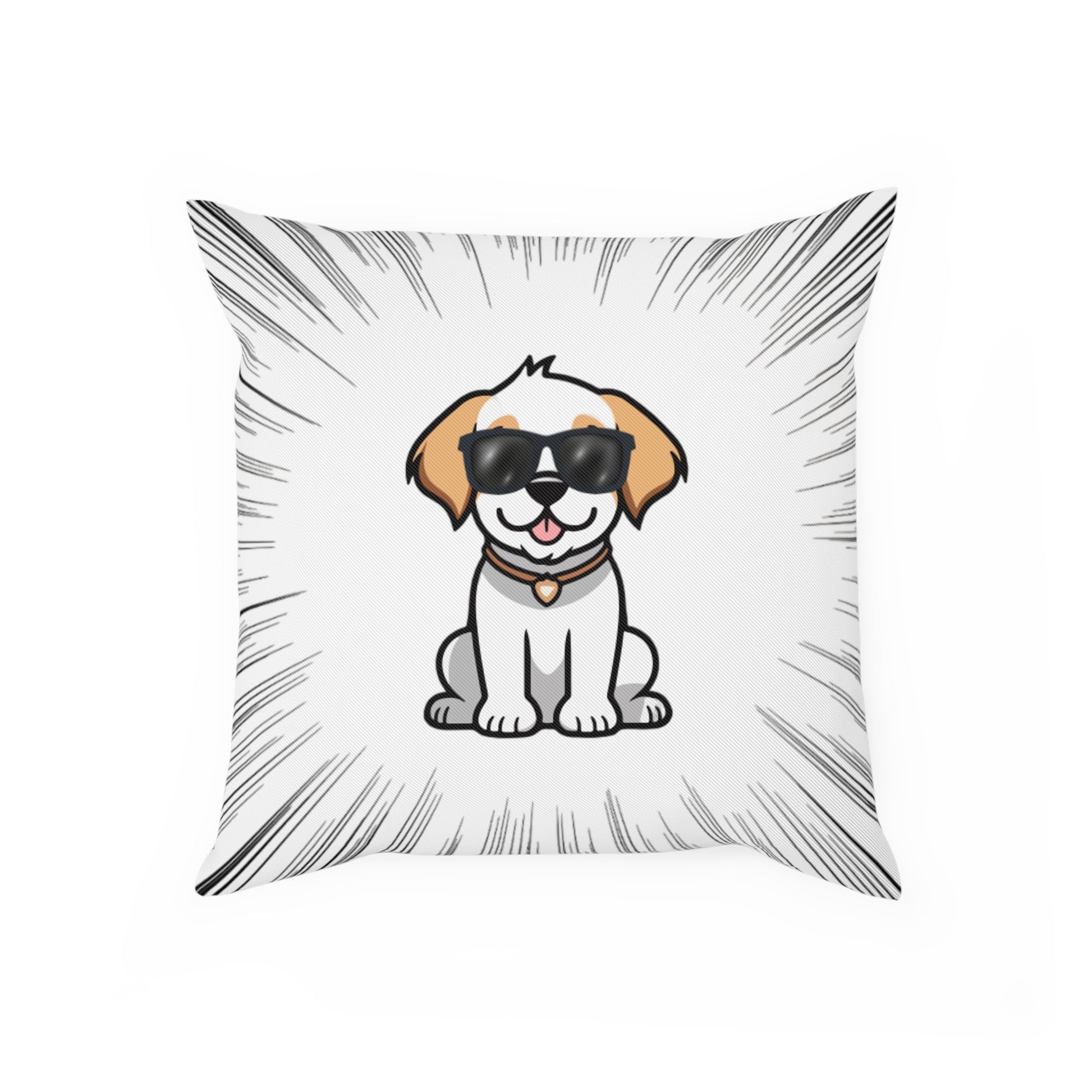 Cool Dog Cushion, Pet Lover Gift, Home Decor, Funny Dog Pillow, Dog Lover Cushion, Stylish Pet Decor