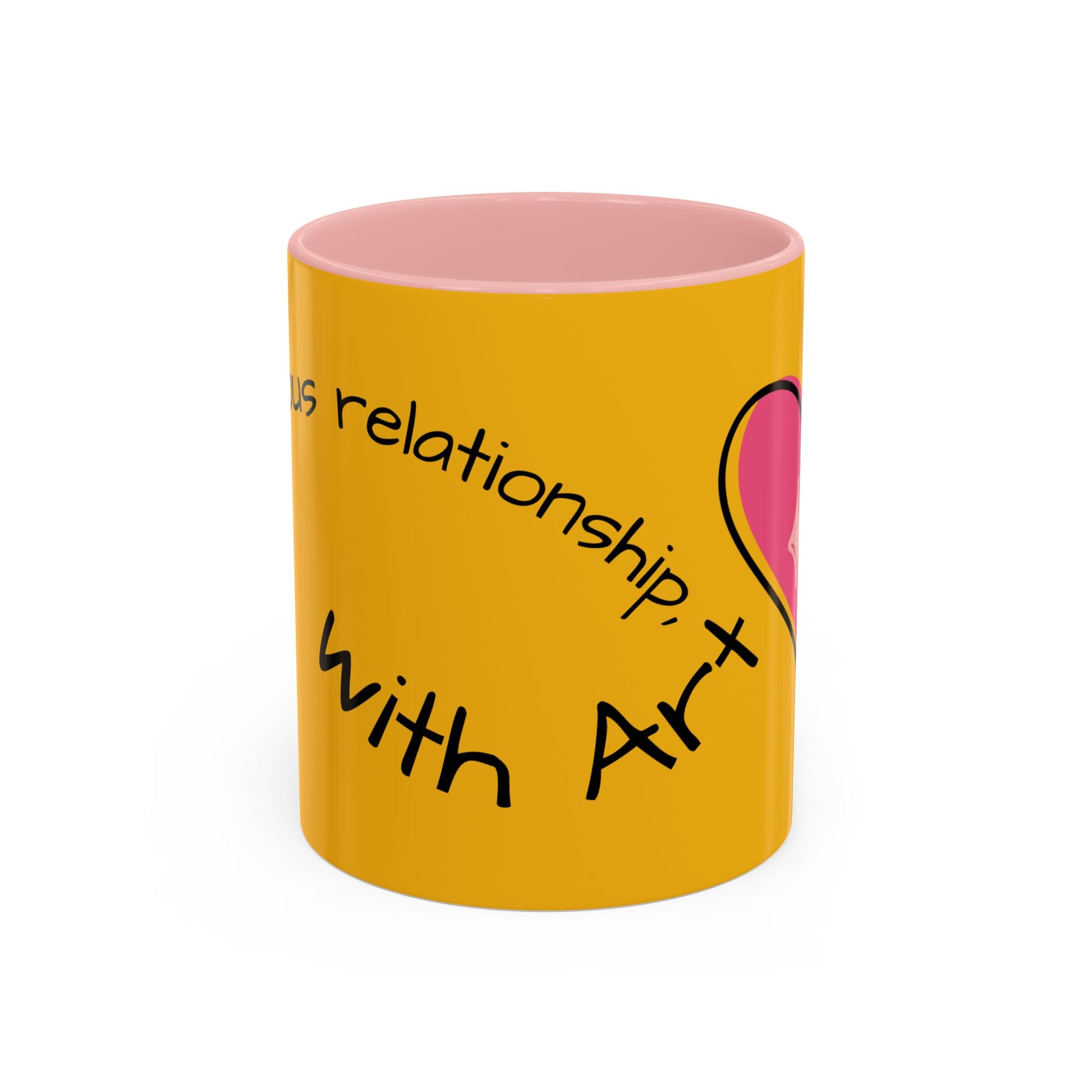 Heartfelt Art Coffee Mug, Inspirational Gift for Artists, Colorful Mug, Coffee Lovers, Home or Office Decor, Perfect for Art Lovers