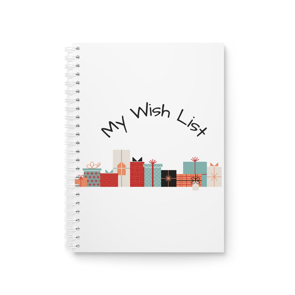 My Wish List Spiral Notebook | Perfect for Holiday Planning, Gift Ideas, Organization, Journaling, and Goal Setting