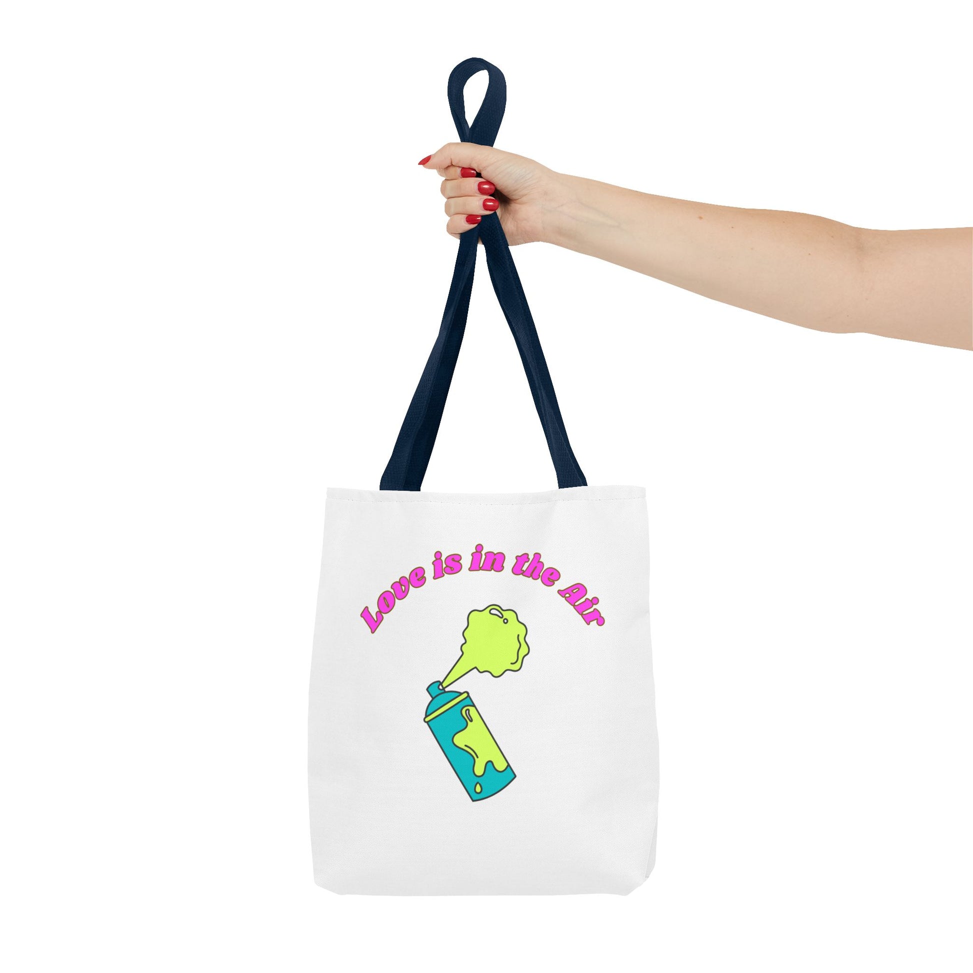 Love is in the Air Tote Bag - Fun and Unique Reusable Shopper, Gift for Friends, Everyday Use, Eco-Friendly