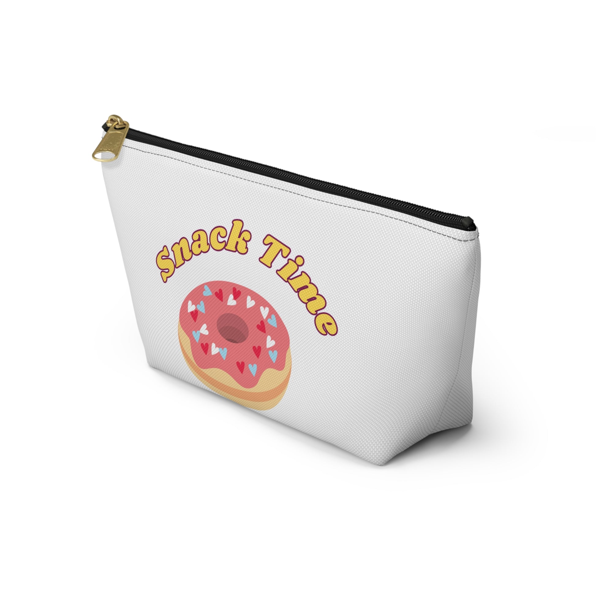 Fun Snack Time Accessory Pouch, Perfect Gift for Food Lovers, Cute Makeup Bag, Travel Organizer, Versatile Purse