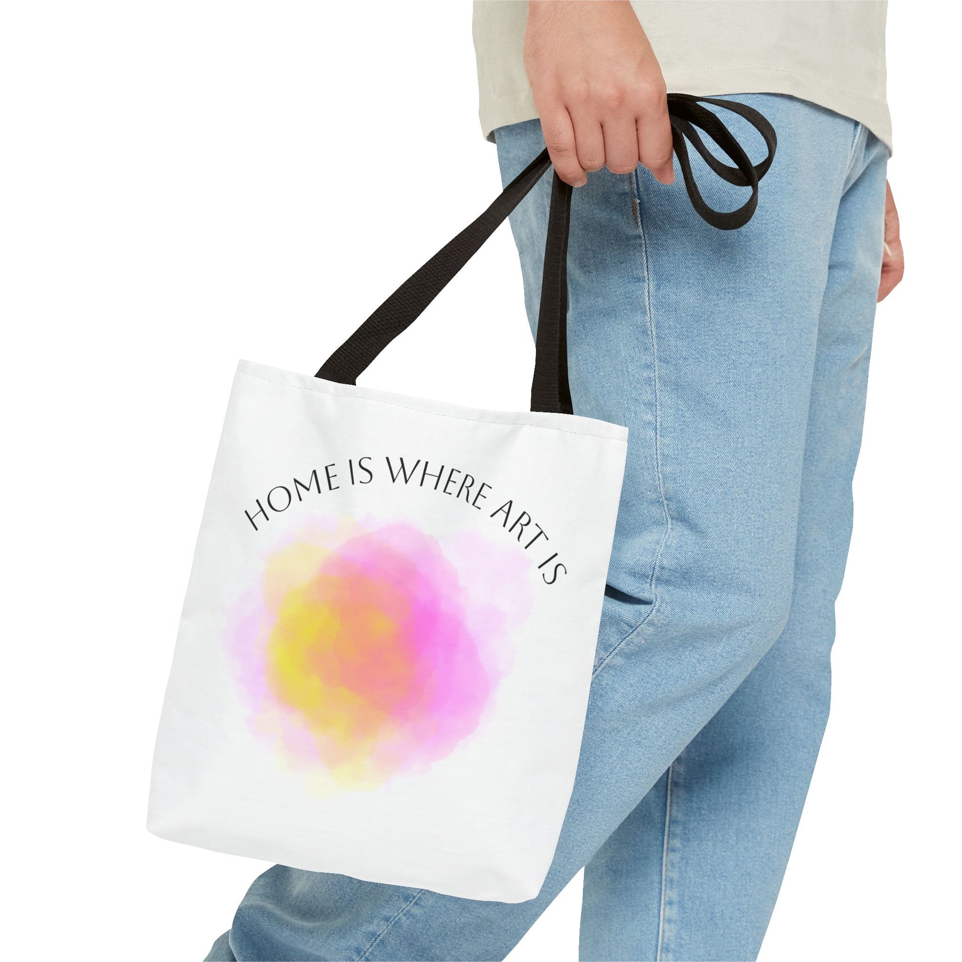 Artistic Tote Bag, Perfect for Artists, Home Decor, Gifts, Everyday Use, Eco-Friendly Carryall