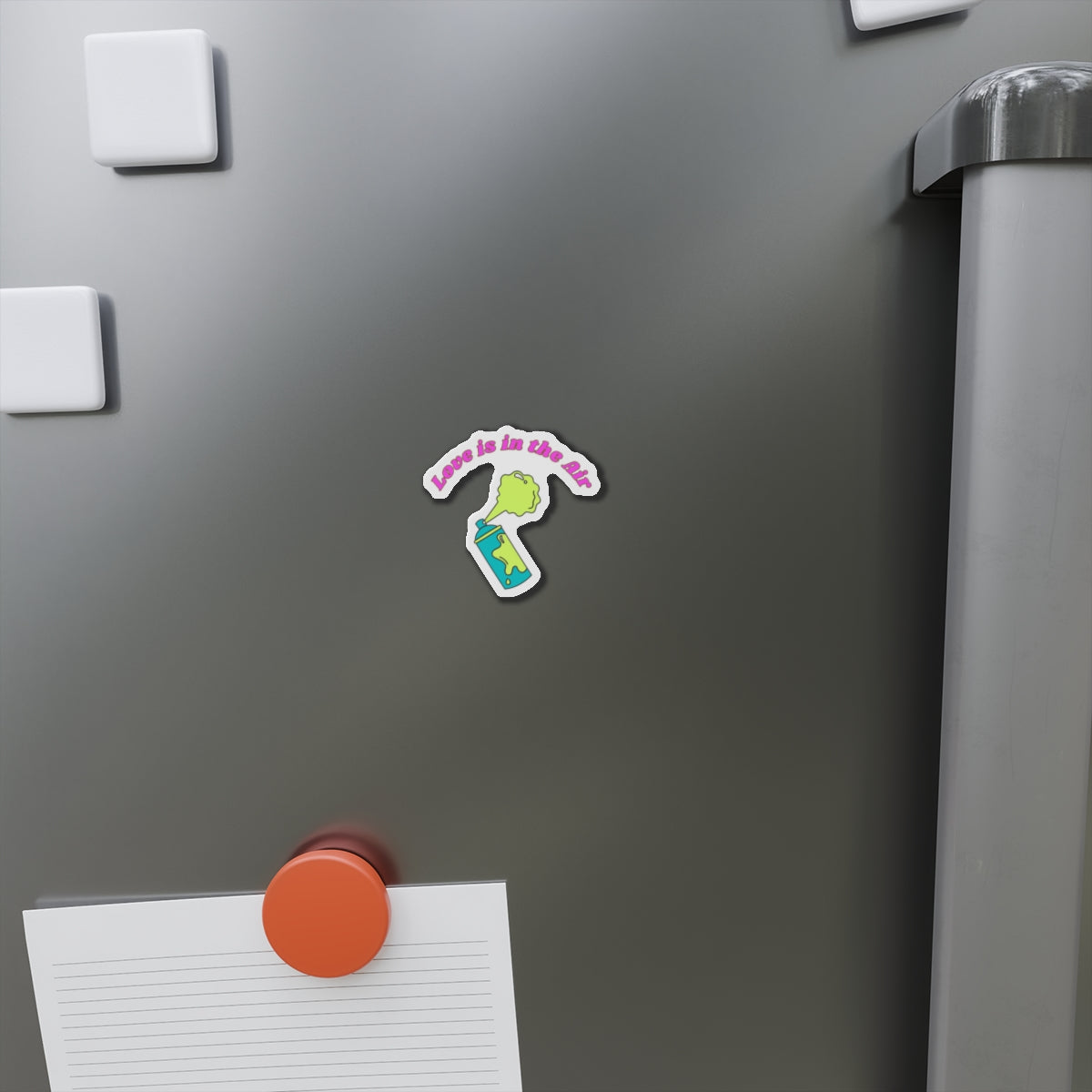 Love is in the Air Die-Cut Magnet, Colorful Fridge Décor, Cute Gift for Couples, Fun Home Accent, Valentine’s Day Magnet, Positive [...]