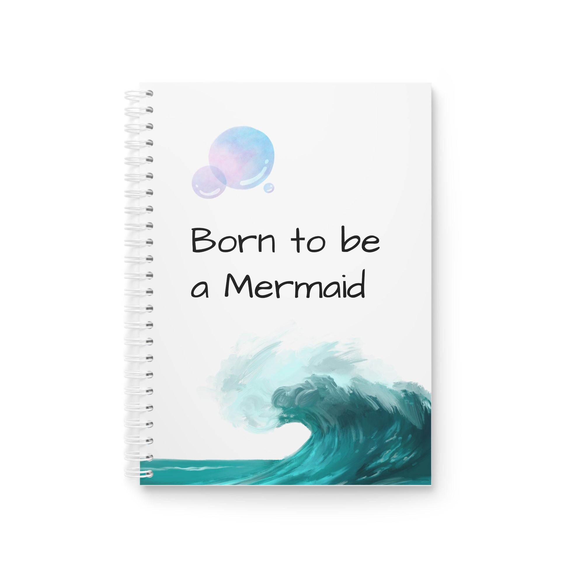Mermaid Dreams Spiral Notebook - Perfect for Journaling, Gifts, School, Ocean Lovers, and Stationery Enthusiasts