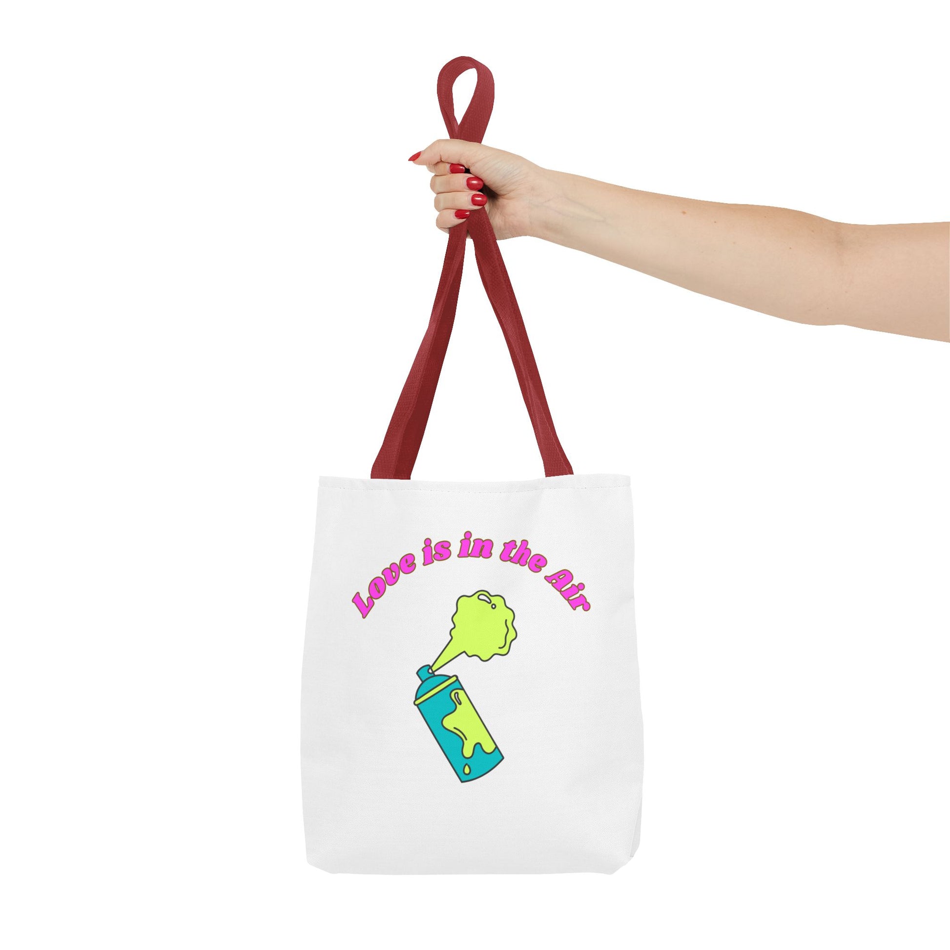 Love is in the Air Tote Bag - Fun and Unique Reusable Shopper, Gift for Friends, Everyday Use, Eco-Friendly