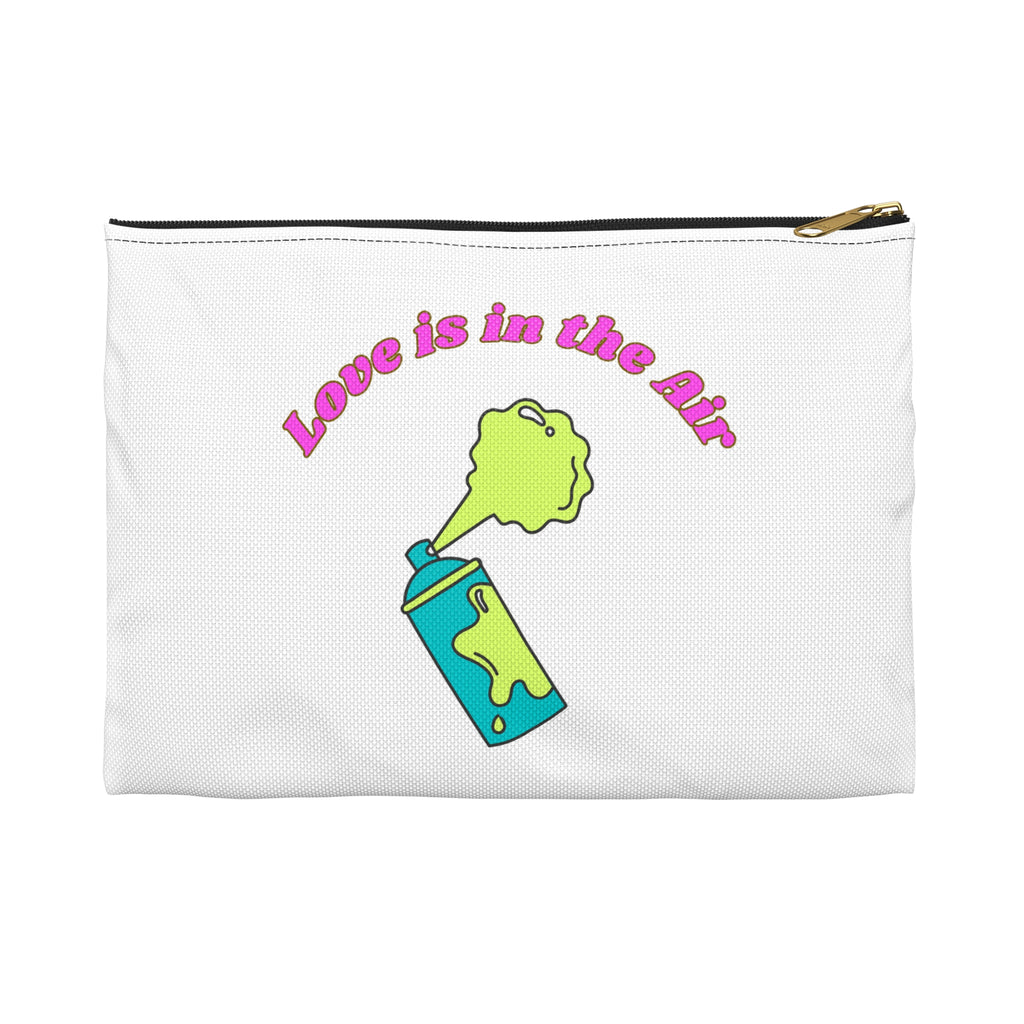 Vibrant Love in in the air Graffiti Accessory Pouch - Perfect for Everyday Use, Gift for Artists, Trendy Makeup Bag, Quirky Pencil Case, Fun Travel [...]
