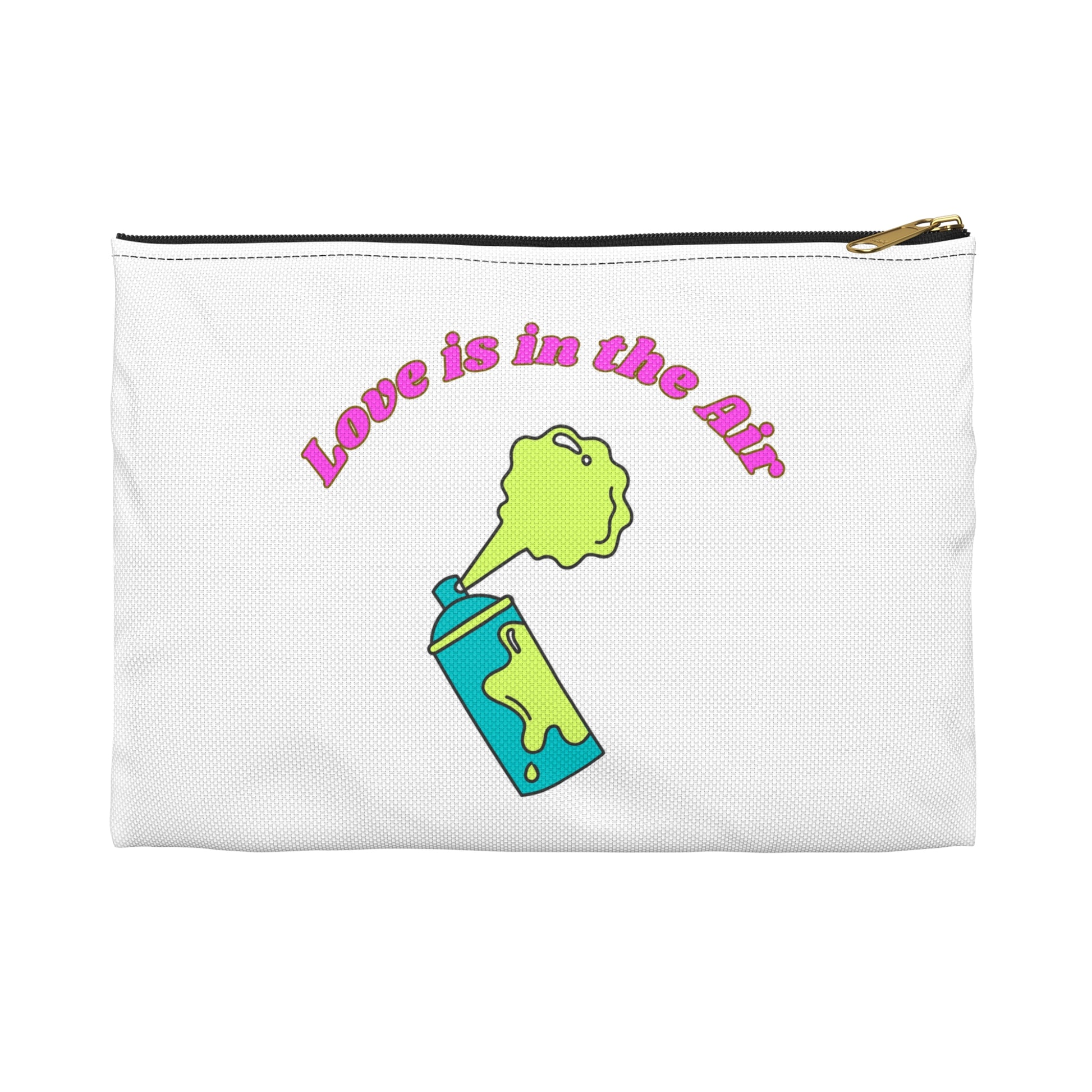 Vibrant Love in in the air Graffiti Accessory Pouch - Perfect for Everyday Use, Gift for Artists, Trendy Makeup Bag, Quirky Pencil Case, Fun Travel [...]