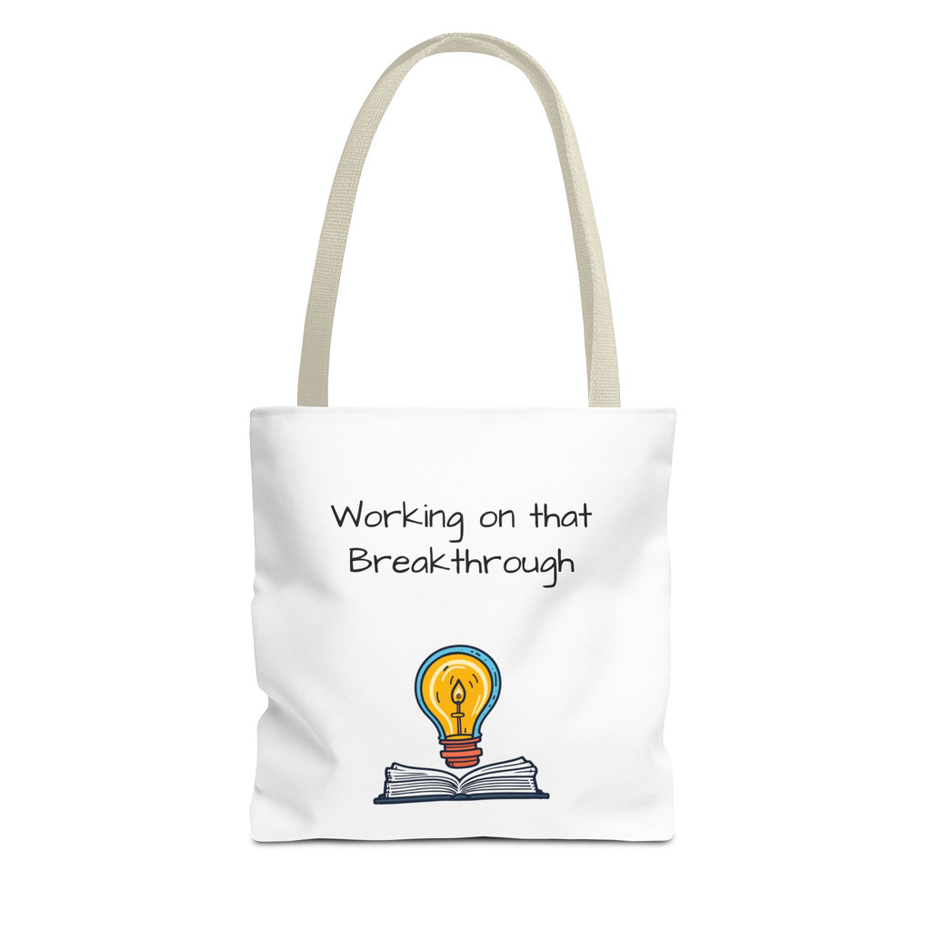 Lightbulb Inspiration Tote Bag - Motivational Gift for Students, Book Lovers, Great for Work, School, or Everyday Use, Unique AOP [...]