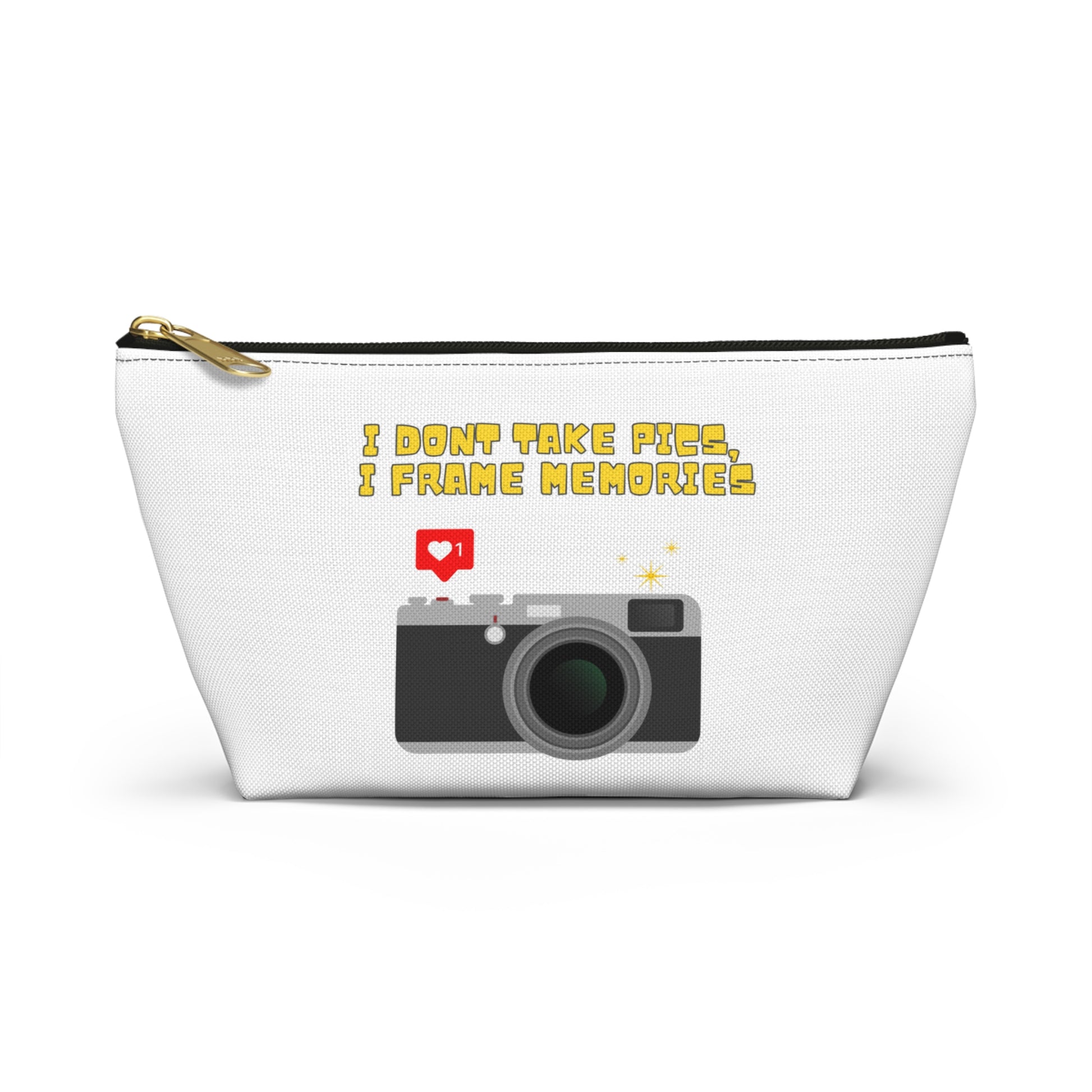 Camera Lover's Accessory Pouch | Photography Gift | Travel Makeup Bag | Cute Memory Keeper | Ideal for Parties & Events