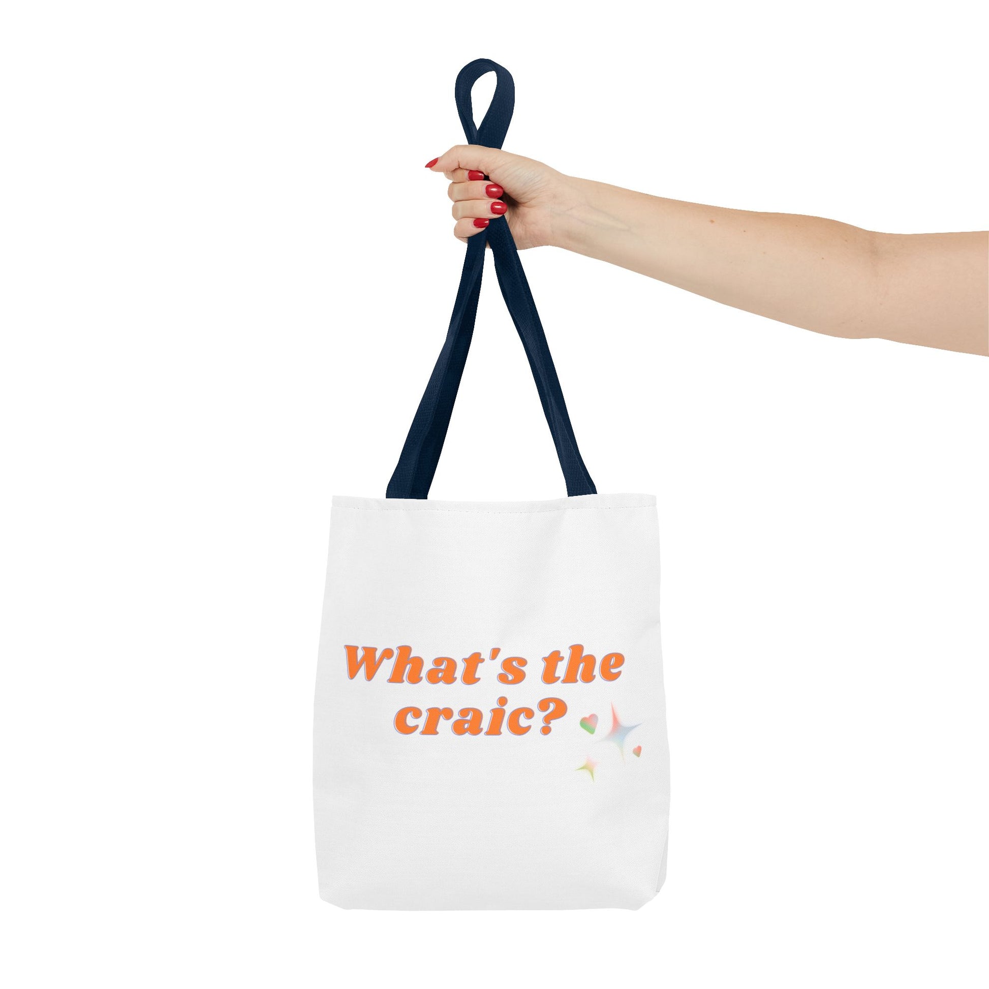 Fun Tote Bag – What's the Craic? | Perfect for Daily Use, Grocery Shopping, Beach Days, Best Friend Gifts, or Irish Culture Lovers