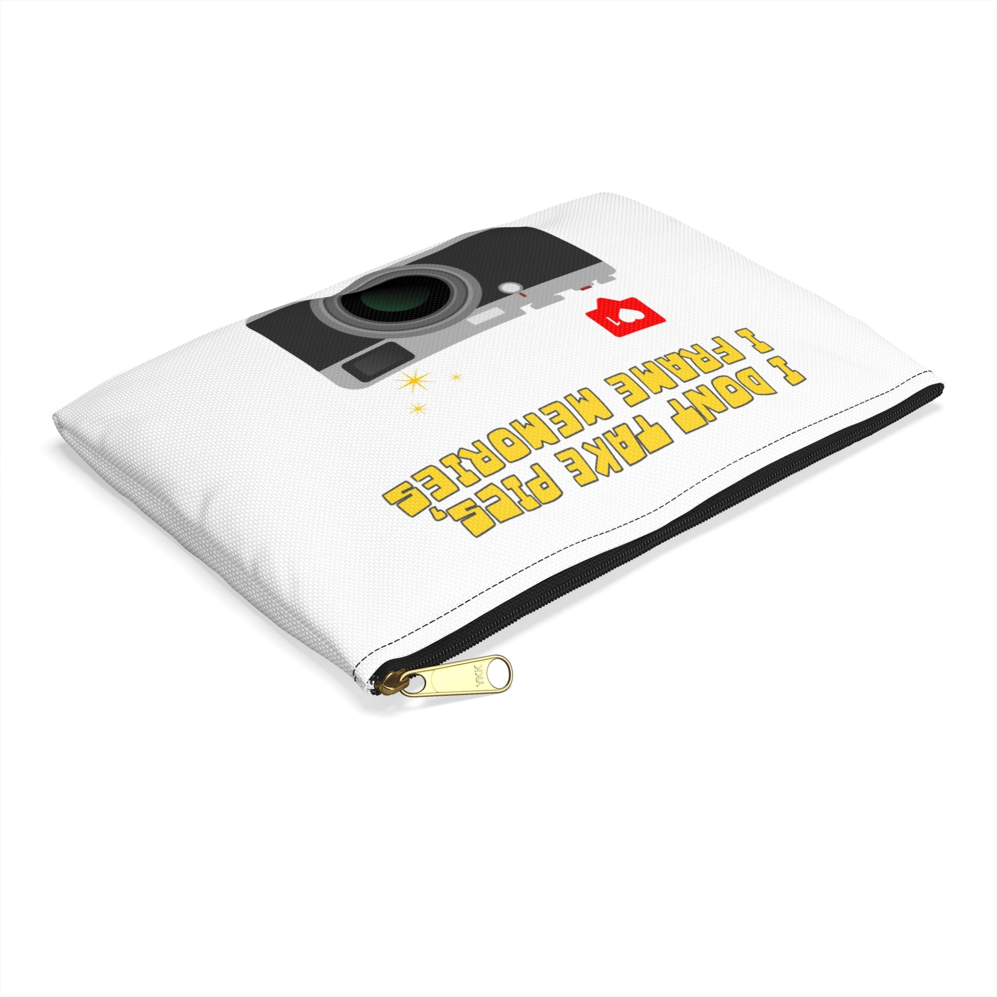 Camera Lover's Accessory Pouch, Photography Gift, Travel Organizer, Cute Zip Pouch for Photographers, Gift for Creatives