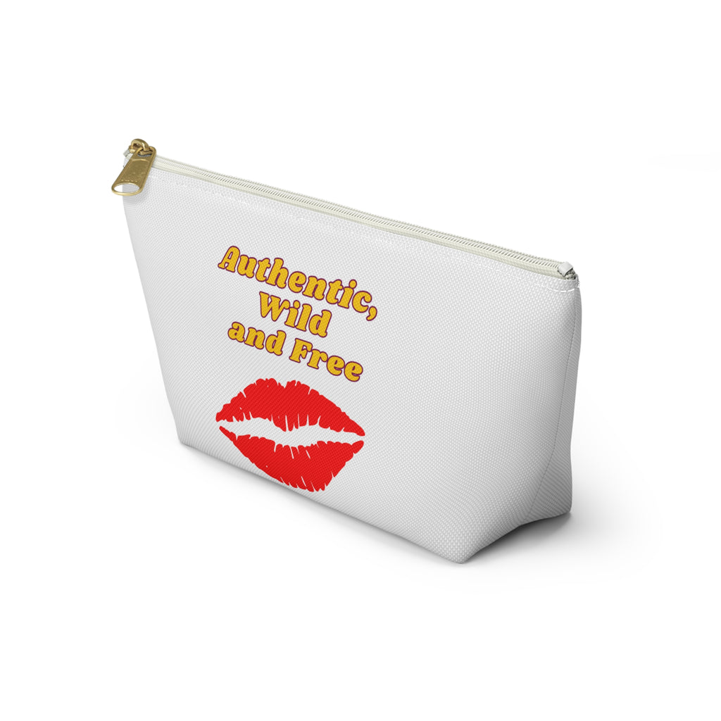 Wild and Free Accessory Pouch | Cosmetic Bag, Makeup Clutch, Travel Organizer, Gift for Her, Fun Storage
