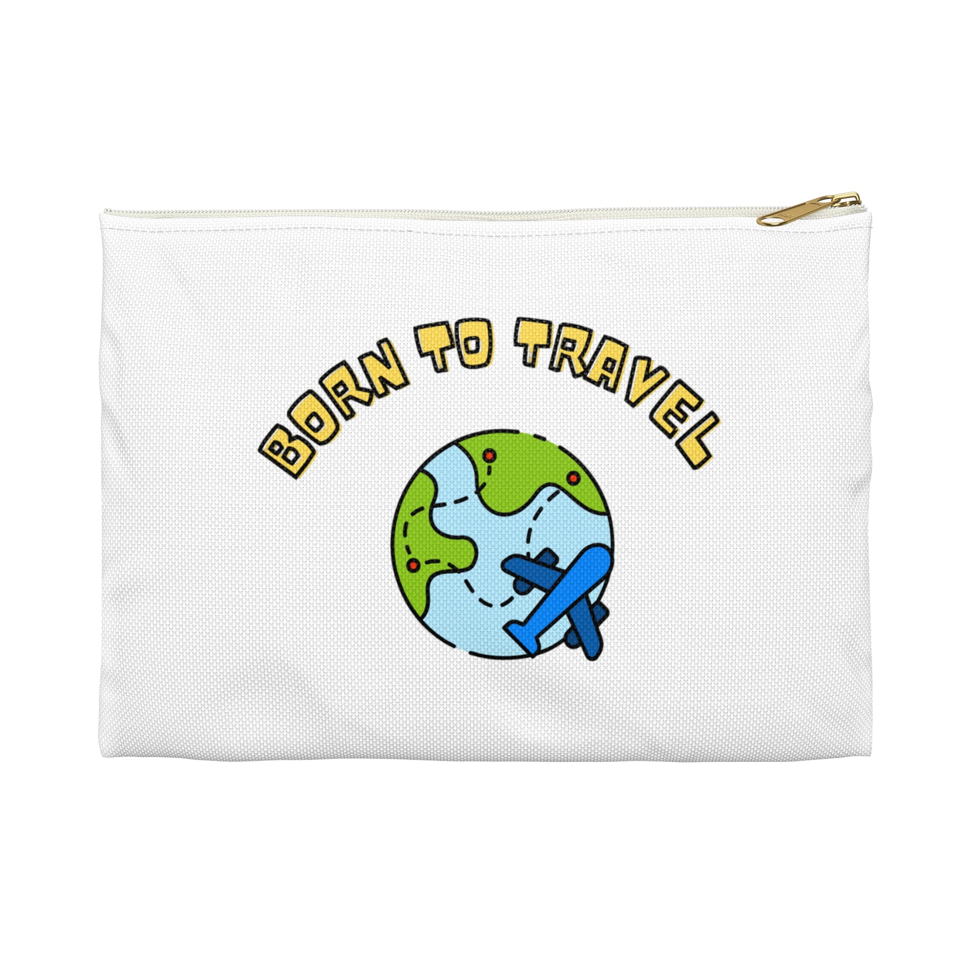 Travel-Themed Accessory Pouch, Perfect for Adventurers, Organizers, and Gift for Travelers, Ideal for Gifts, Storage, and Travel Essentials