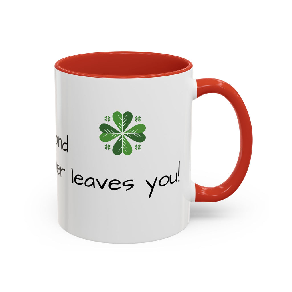 St. Patrick's Day Accent Coffee Mug - Celebrate with Humor, Perfect for Gift Giving, Fun Kitchen Décor, Irish Pride, Lucky Charm