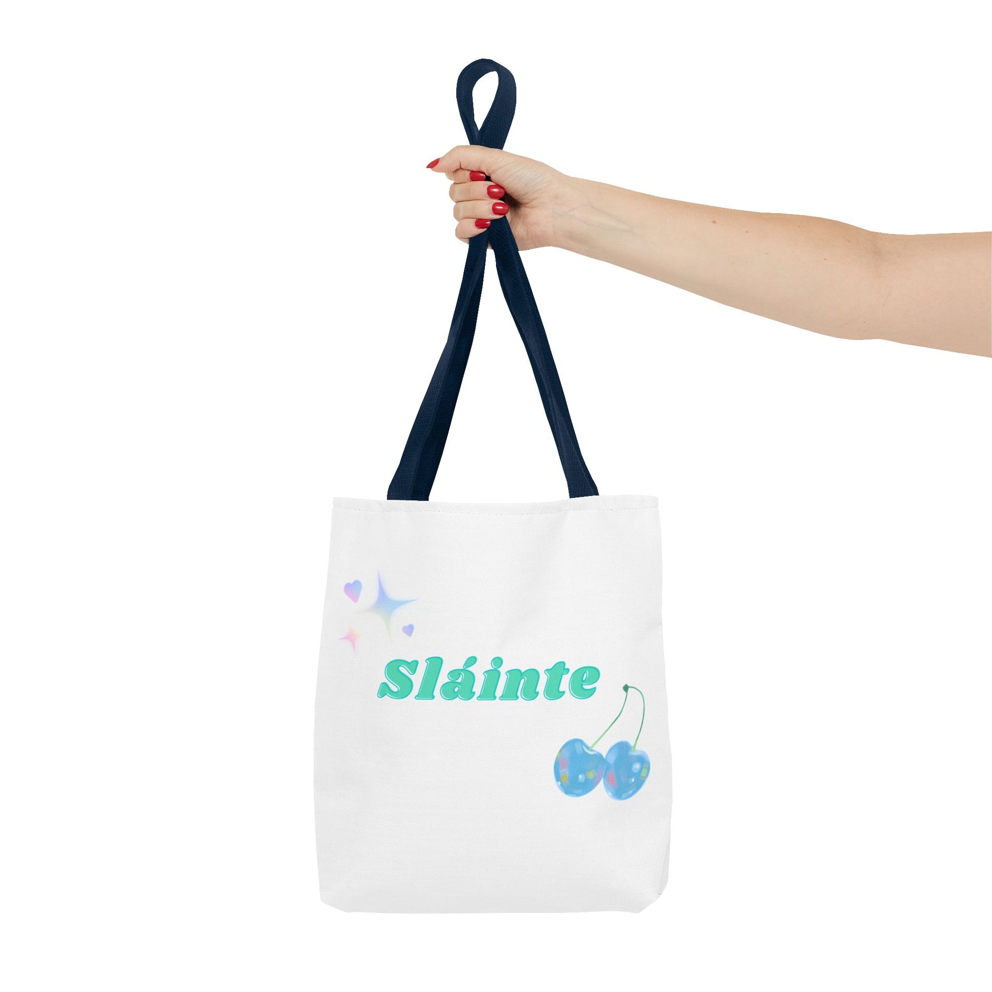 Sláinte, Cheers in Irish, Charming Tote Bag for Everyday Adventures, Sláinte Tote, Cute Gift, Reusable Shopping Bag, Mother's Day Gift, Eco-Friendly Bag