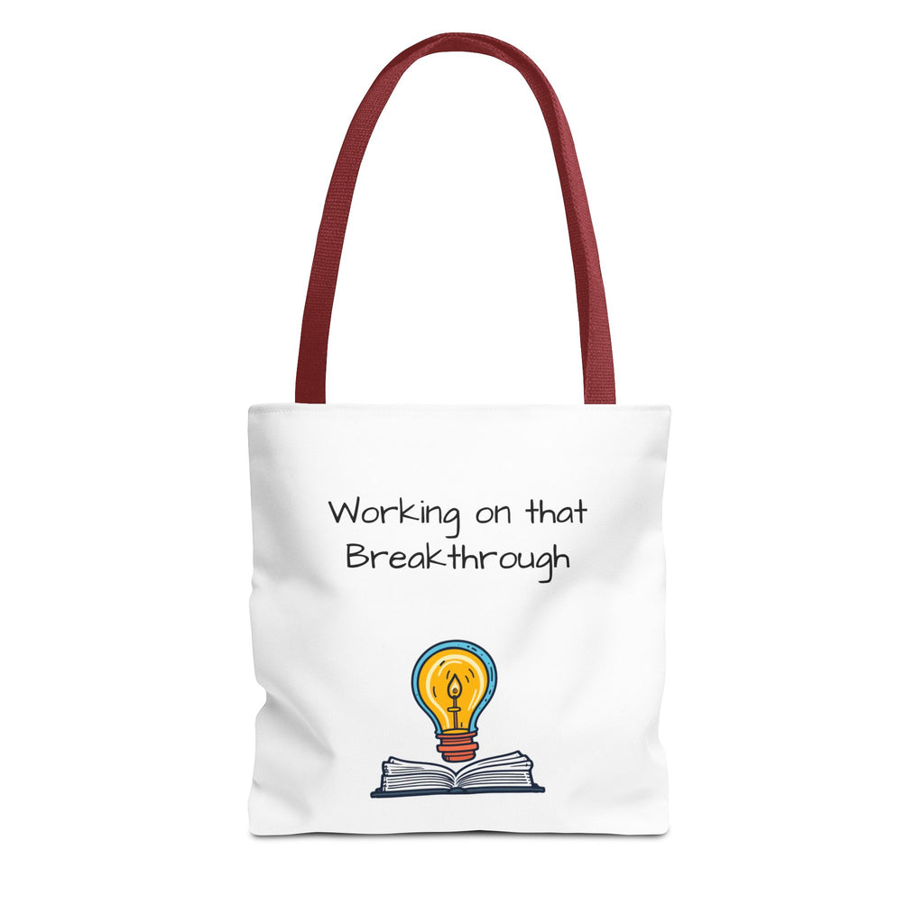 Lightbulb Inspiration Tote Bag - Motivational Gift for Students, Book Lovers, Great for Work, School, or Everyday Use, Unique AOP [...]