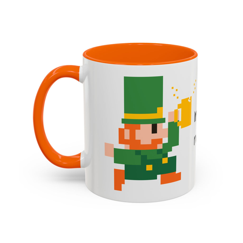St. Patrick's Day Accent Coffee Mug - Celebrate with Humor, Perfect for Gift Giving, Fun Kitchen Décor, Irish Pride, Lucky Charm