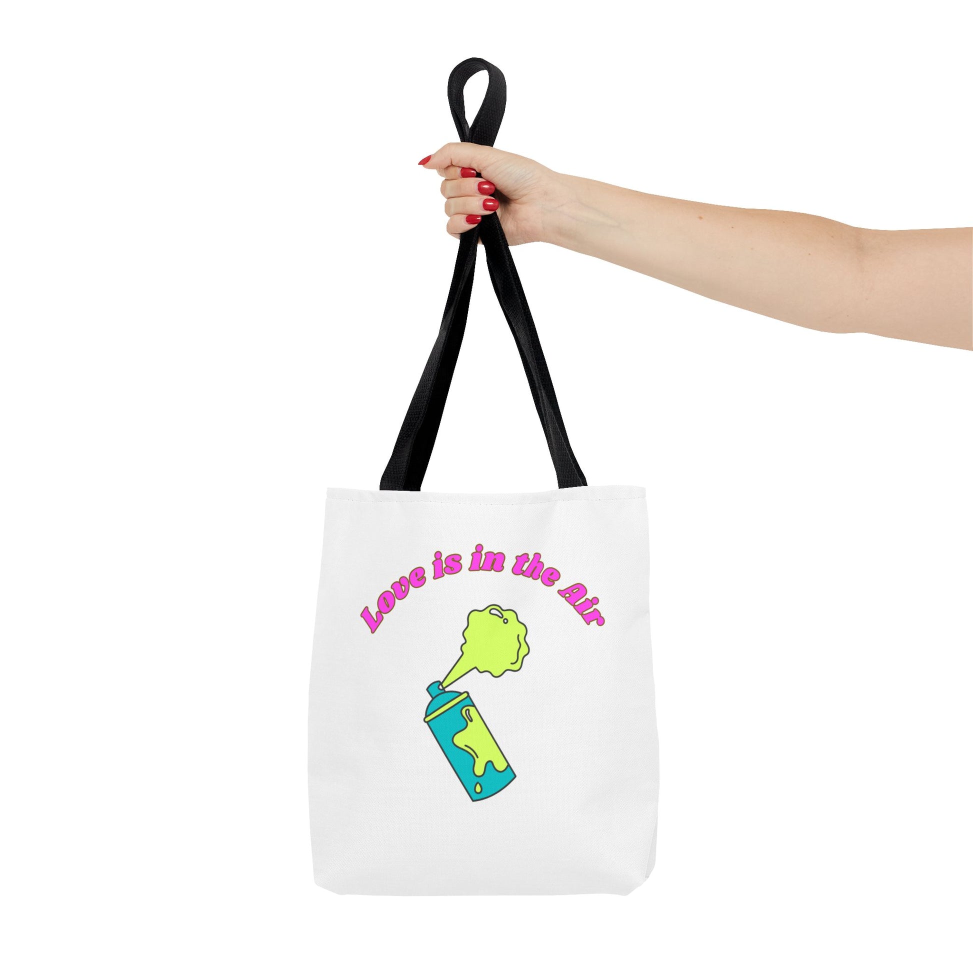 Love is in the Air Tote Bag - Fun and Unique Reusable Shopper, Gift for Friends, Everyday Use, Eco-Friendly
