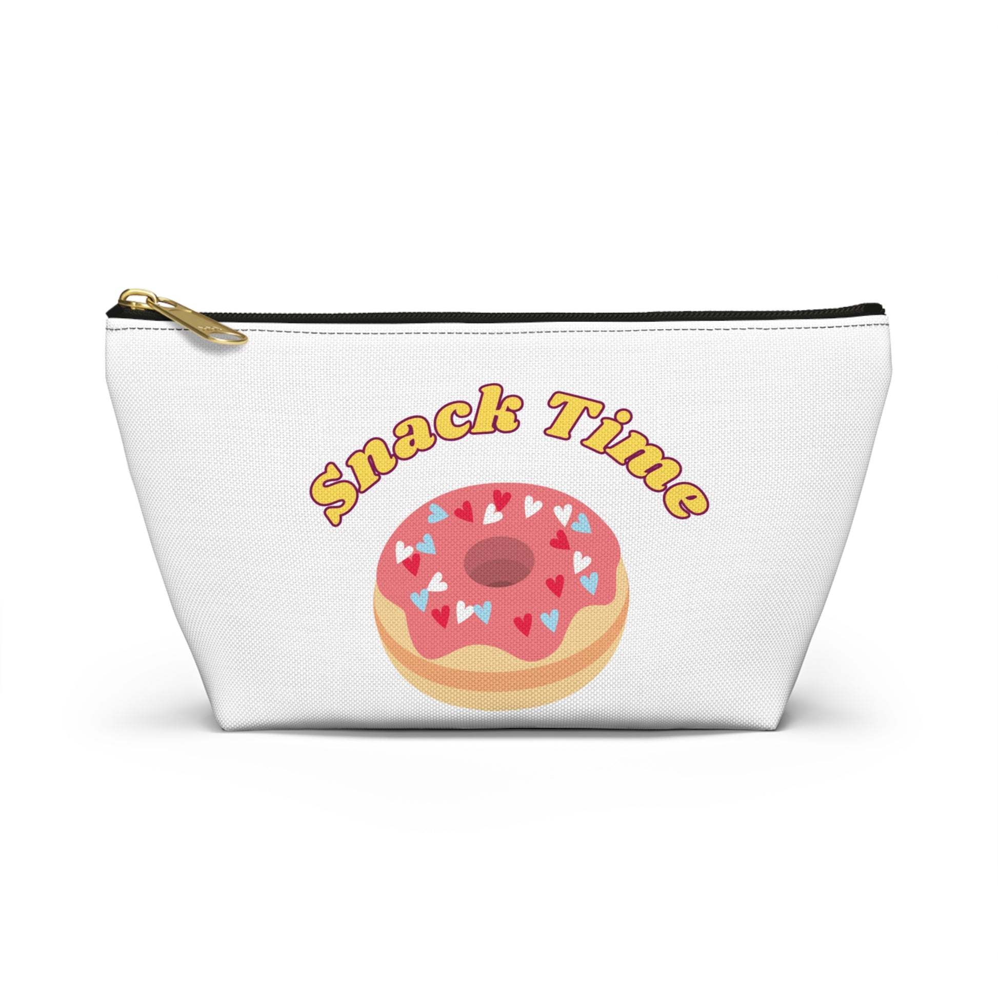 Fun Snack Time Accessory Pouch, Perfect Gift for Food Lovers, Cute Makeup Bag, Travel Organizer, Versatile Purse