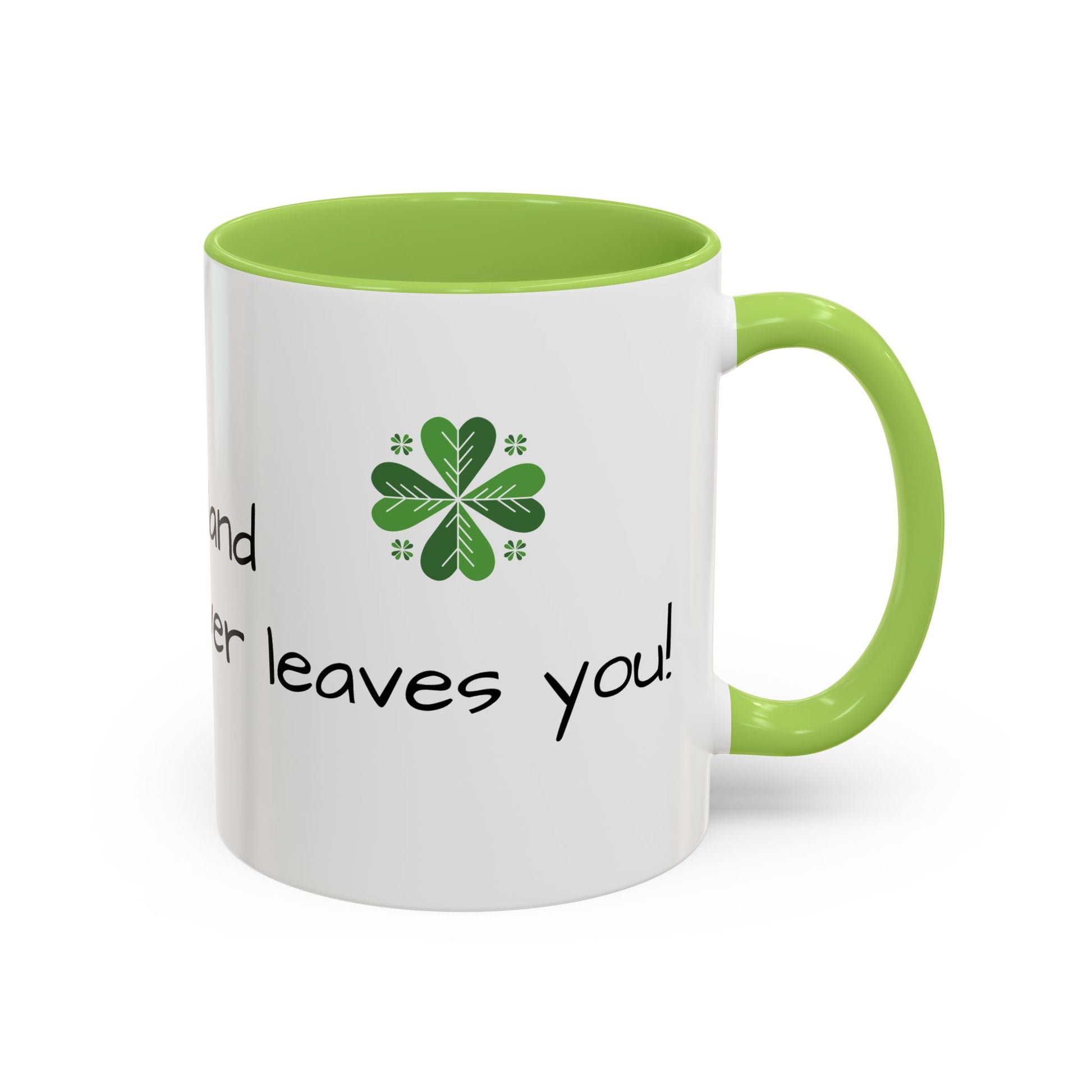 St. Patrick's Day Accent Coffee Mug - Celebrate with Humor, Perfect for Gift Giving, Fun Kitchen Décor, Irish Pride, Lucky Charm