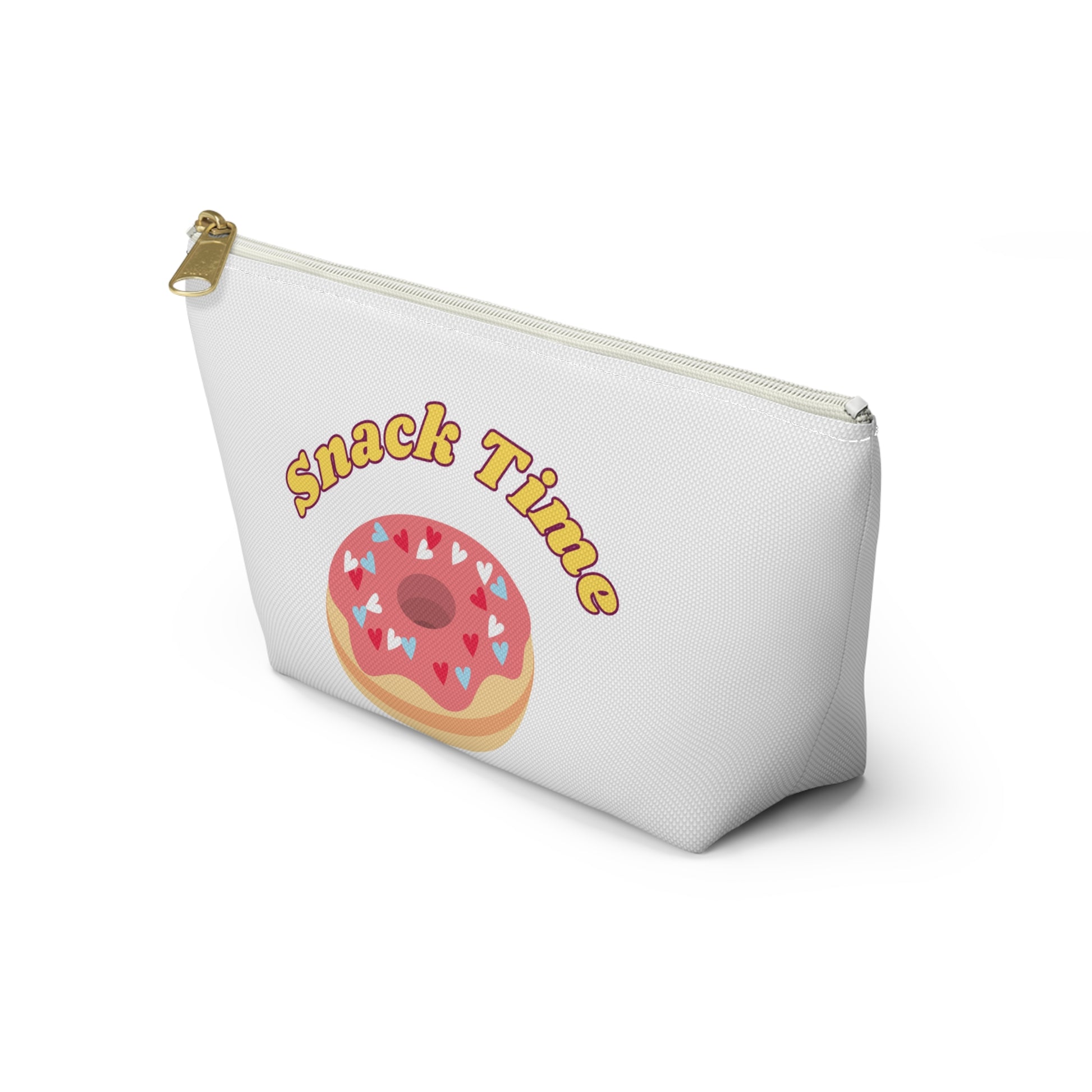 Fun Snack Time Accessory Pouch, Perfect Gift for Food Lovers, Cute Makeup Bag, Travel Organizer, Versatile Purse