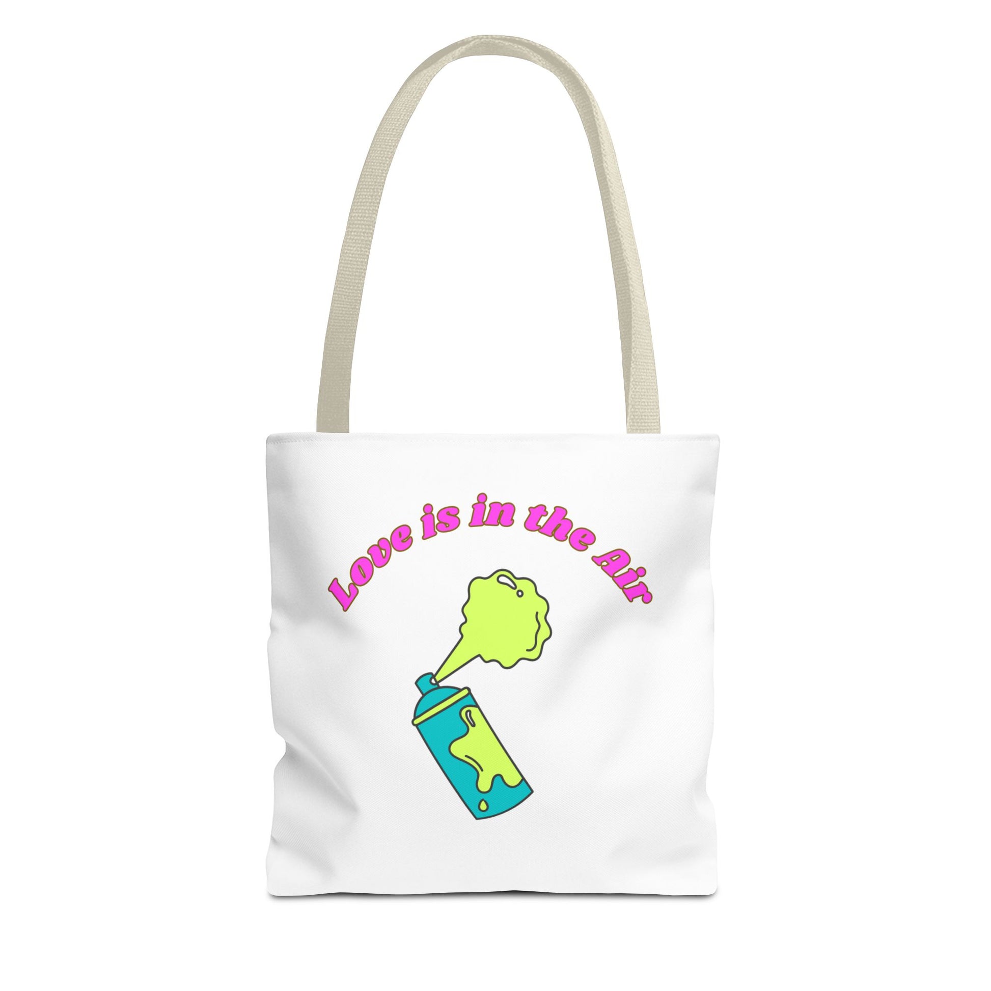 Love is in the Air Tote Bag - Fun and Unique Reusable Shopper, Gift for Friends, Everyday Use, Eco-Friendly