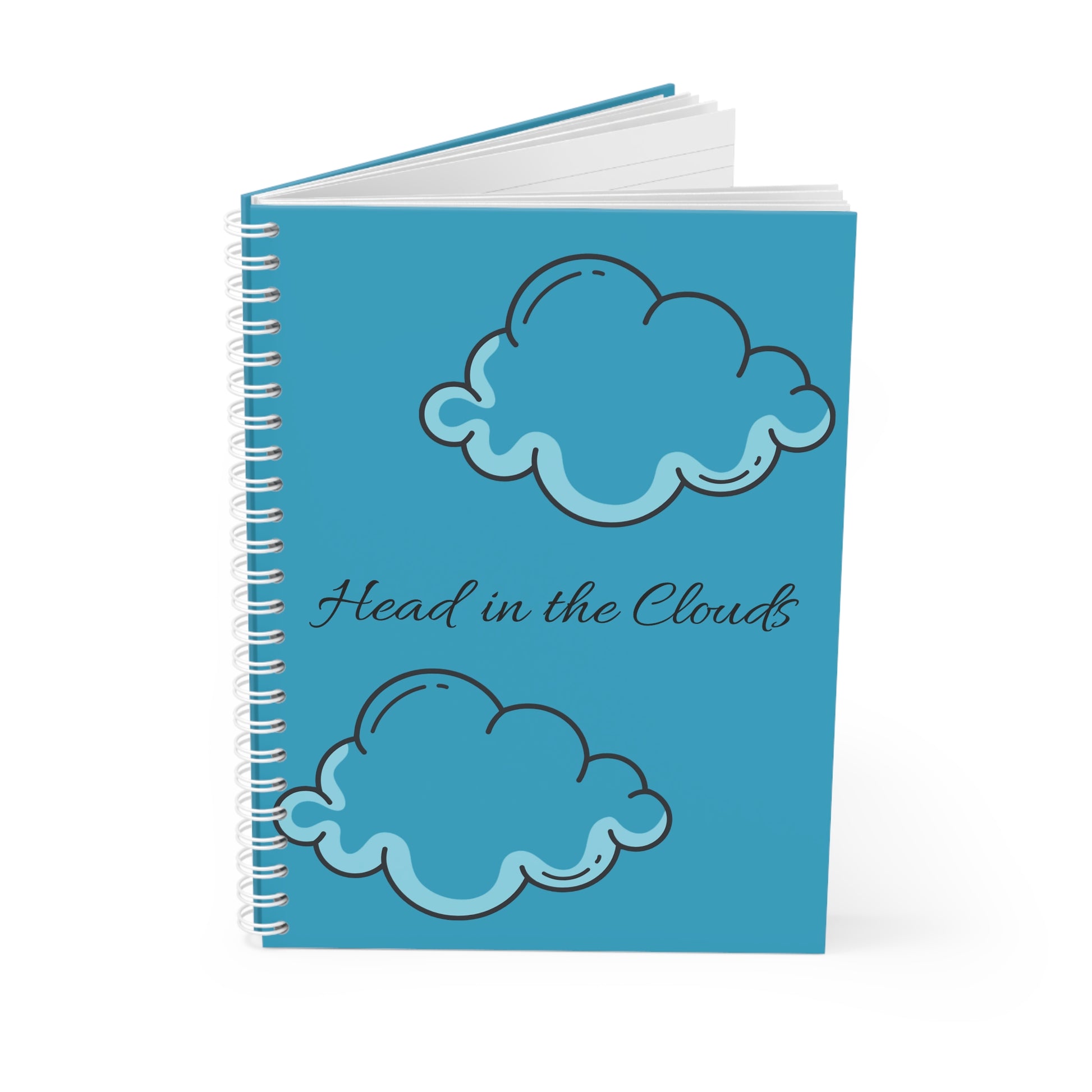 Dreamy Spiral Notebook - "Head in the Clouds" | Journal for Writers, Students, Gift for Dreamers, Motivational Note-taking, Aesthetic [...]