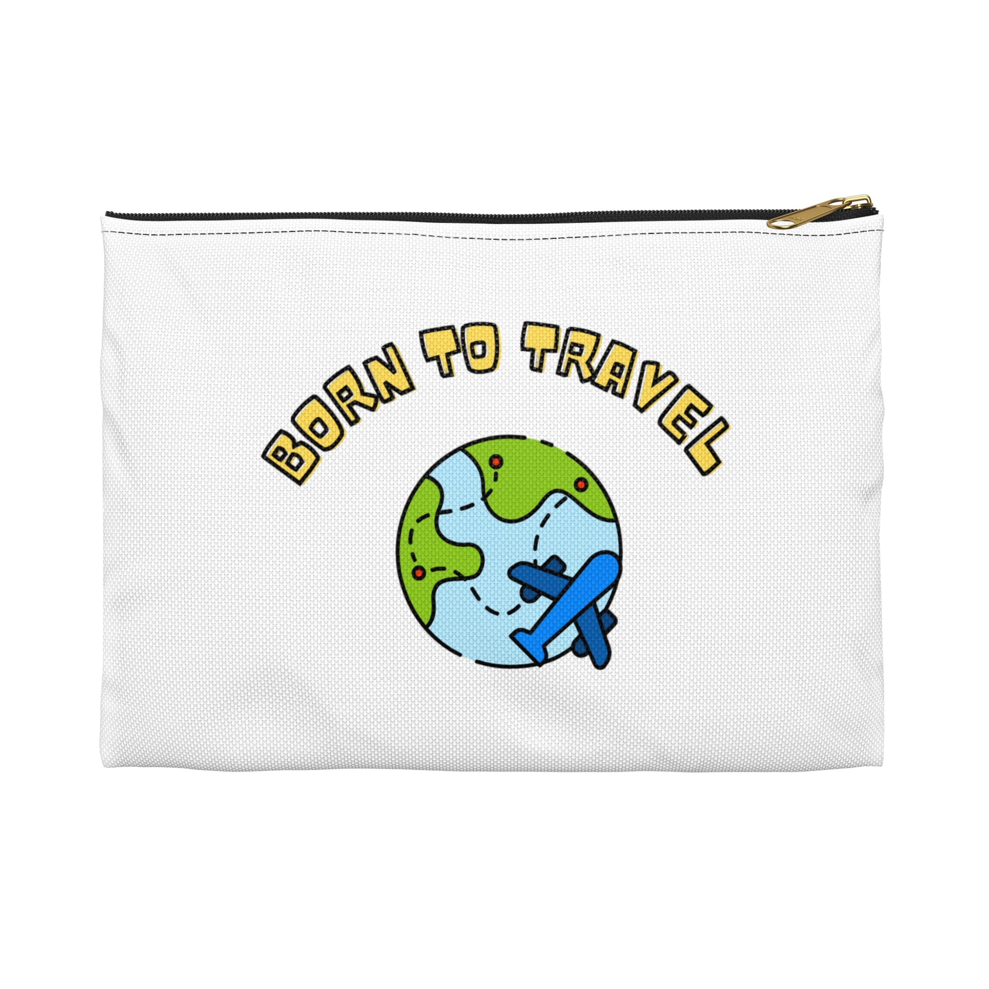 Travel-Themed Accessory Pouch, Perfect for Adventurers, Organizers, and Gift for Travelers, Ideal for Gifts, Storage, and Travel Essentials
