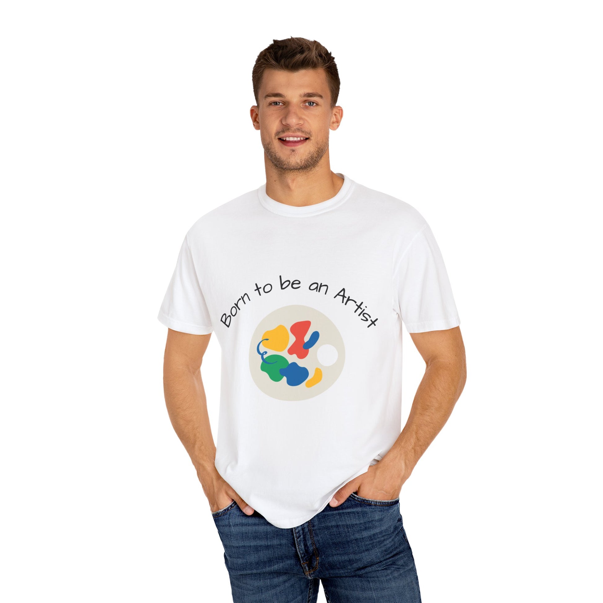 Artist's Unisex T-Shirt - 'Born to be an Artist' Tee for Creatives, Gifts for Artists, Art Lover Apparel, Creative Gifts, Art [...]