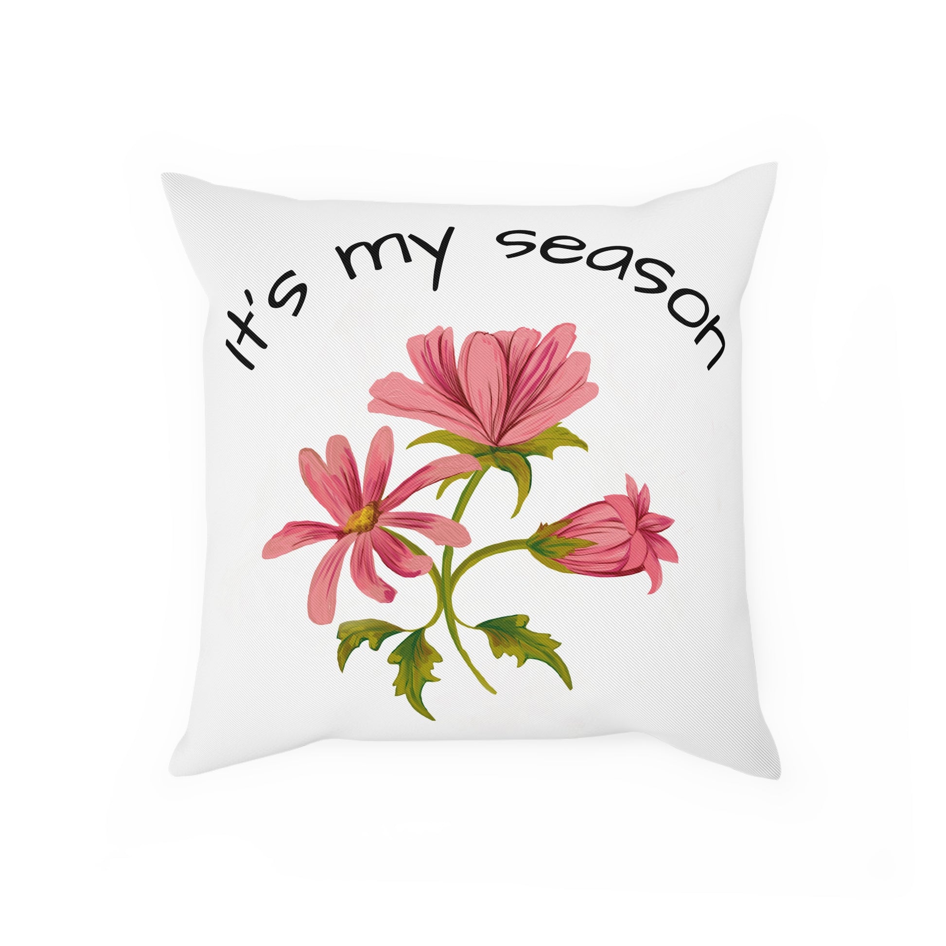 Floral Throw Pillow - Spring Decor, Home Accents, Cushion for Garden Lovers, Seasonal Homeware, Gift for Her, Cozy Living