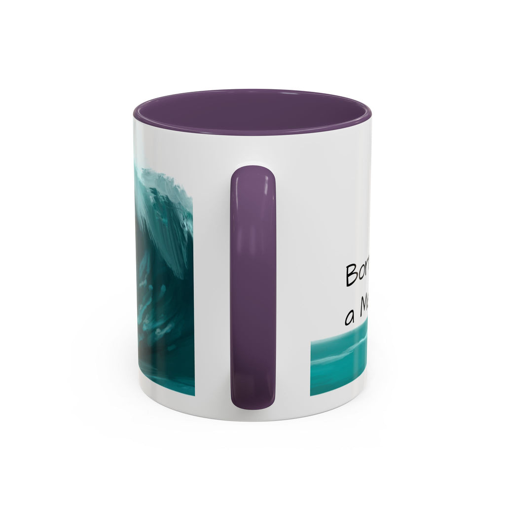 Ocean Wave Coffee Mug - Inspirational Drinkware, Gift for Surfers, Unique Beach Decor, Motivational Quote Mug