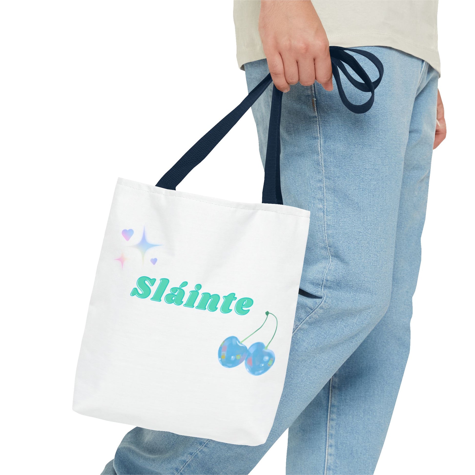 Sláinte, Cheers in Irish, Charming Tote Bag for Everyday Adventures, Sláinte Tote, Cute Gift, Reusable Shopping Bag, Mother's Day Gift, Eco-Friendly Bag