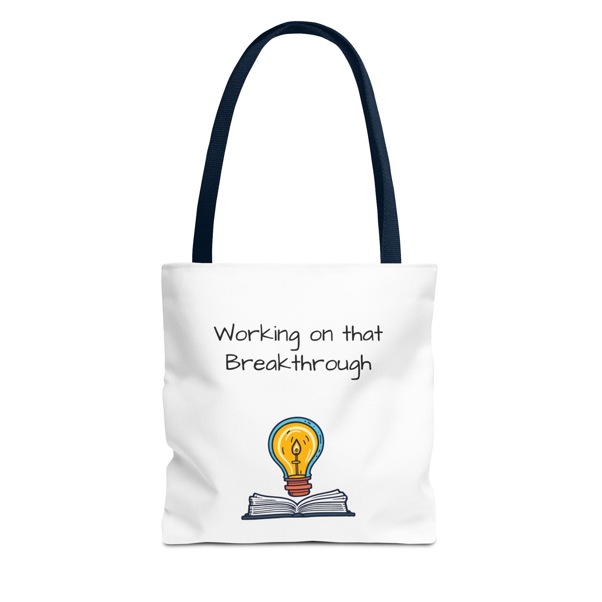 Lightbulb Inspiration Tote Bag - Motivational Gift for Students, Book Lovers, Great for Work, School, or Everyday Use, Unique AOP [...]