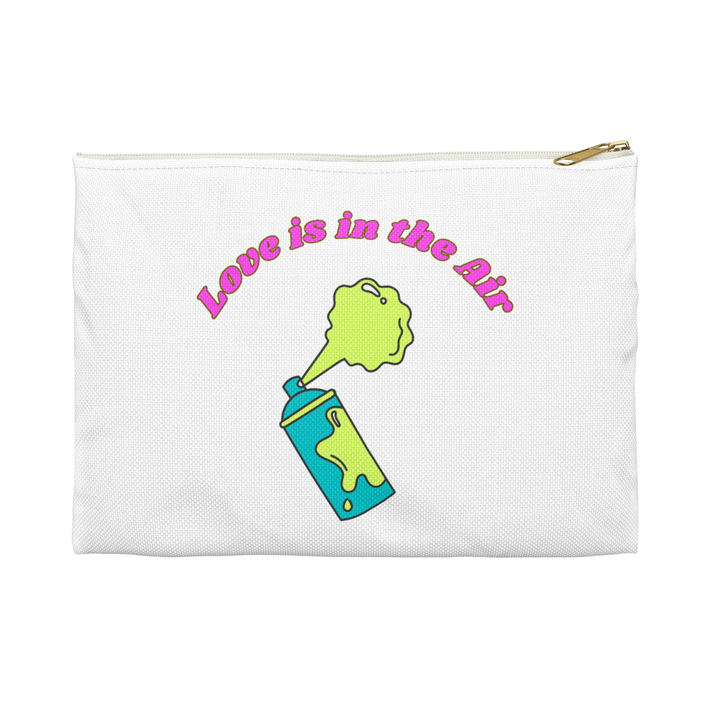 Vibrant Love in in the air Graffiti Accessory Pouch - Perfect for Everyday Use, Gift for Artists, Trendy Makeup Bag, Quirky Pencil Case, Fun Travel [...]