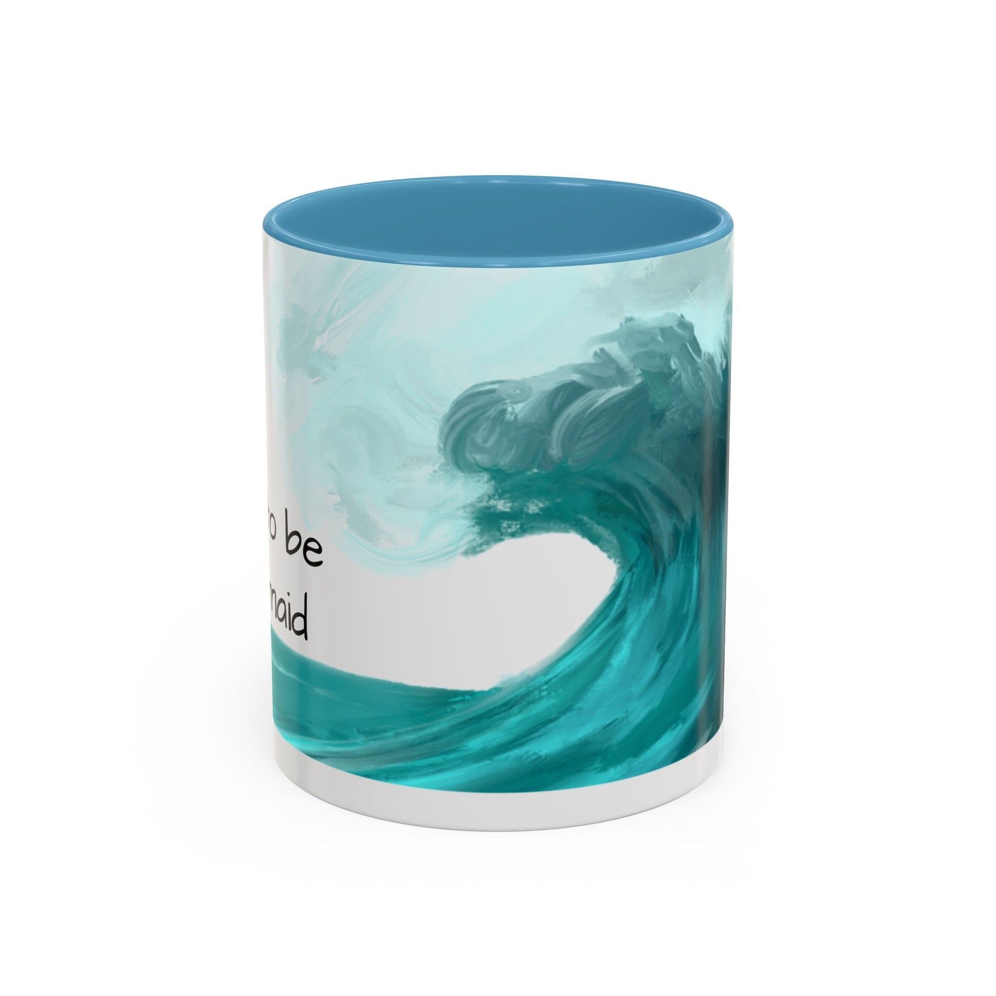 Ocean Wave Coffee Mug - Inspirational Drinkware, Gift for Surfers, Unique Beach Decor, Motivational Quote Mug