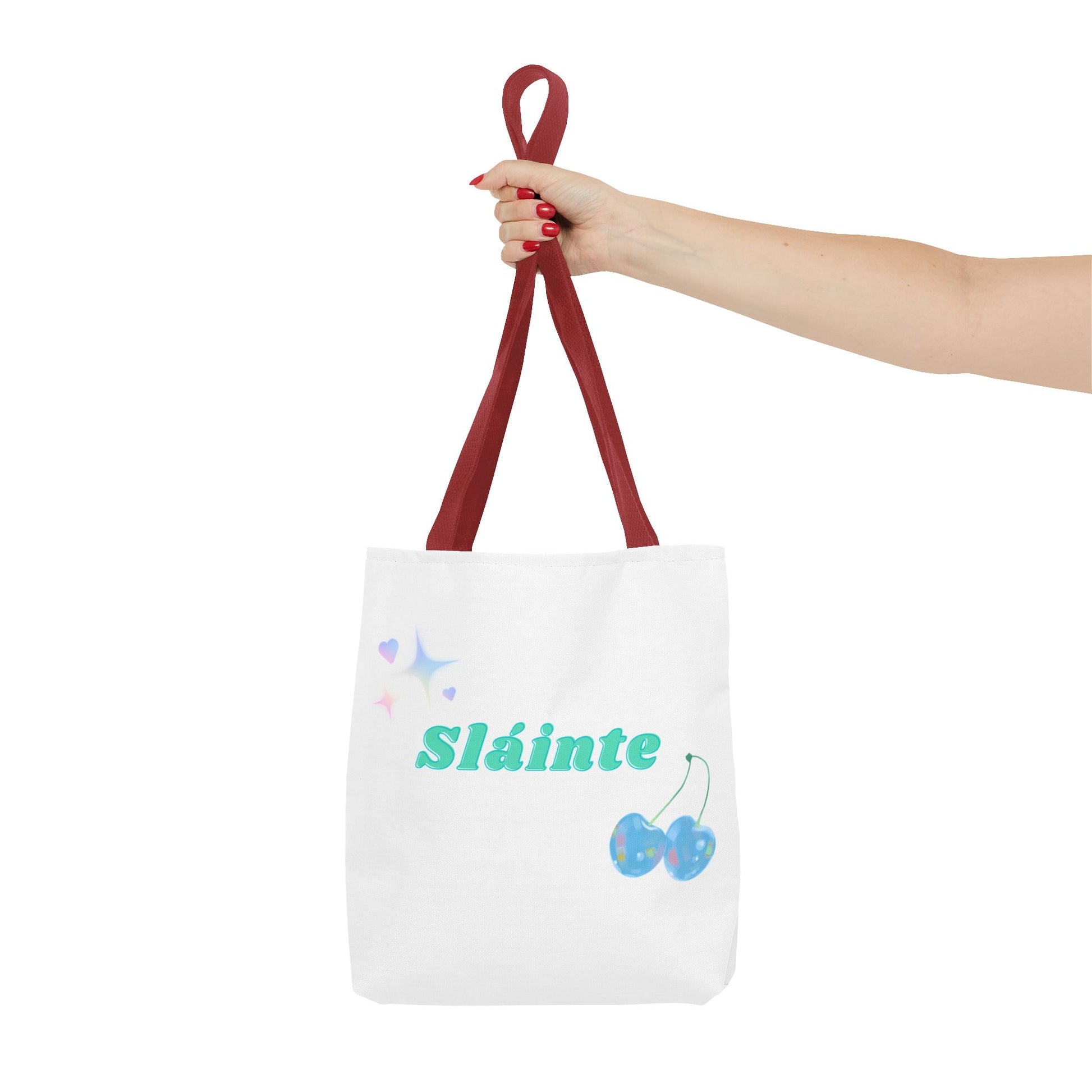 Sláinte, Cheers in Irish, Charming Tote Bag for Everyday Adventures, Sláinte Tote, Cute Gift, Reusable Shopping Bag, Mother's Day Gift, Eco-Friendly Bag
