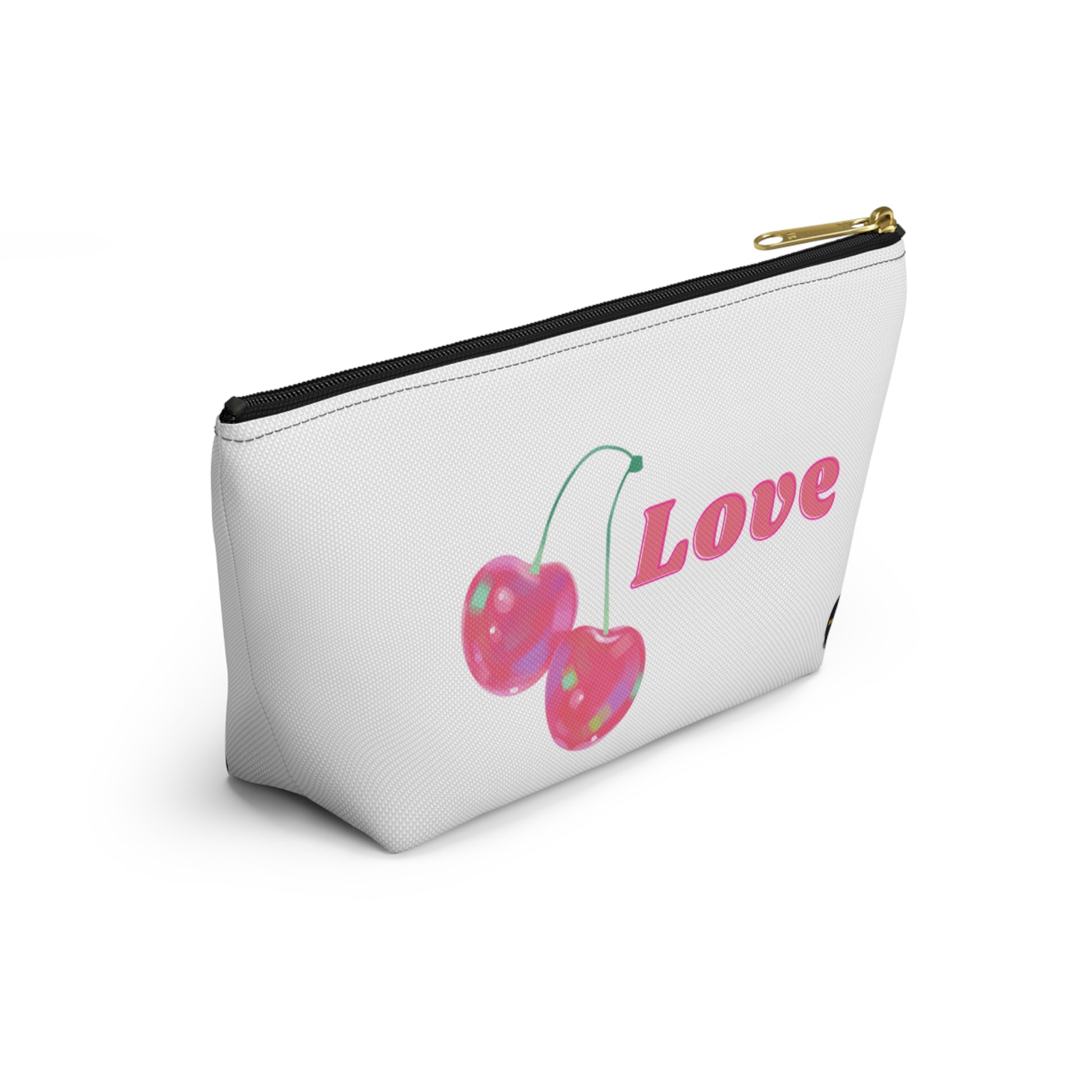 Gra, Love in Irish, Cherry Print Accessory Pouch - Cute Makeup Bag, Gift for Her, Travel Essentials, School Supplies, Fun Stationery Organizers
