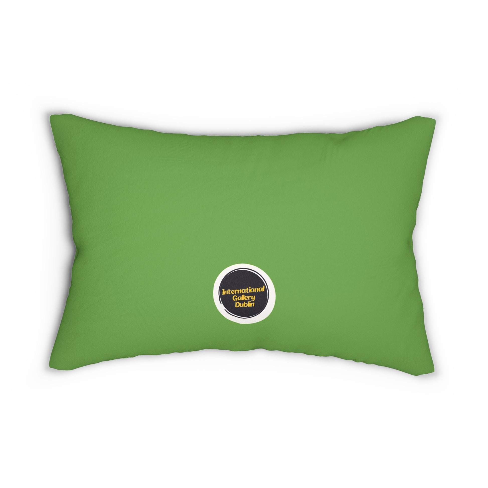 Love You Lumbar Pillow, Heart Throw Pillow, Spun Polyester Cushion, Gift for Her, Valentine's Day Decor