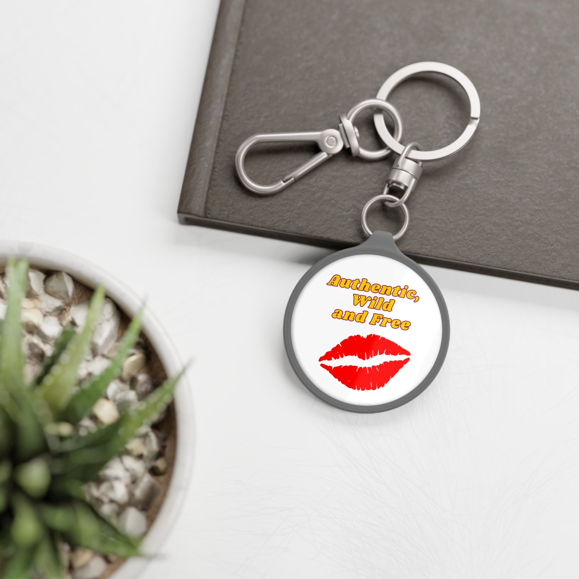 Wild & Free Keyring Tag | Fun Accessory, Gift Idea, Trendy Keychain, Personalized Souvenir, Unique Collectible