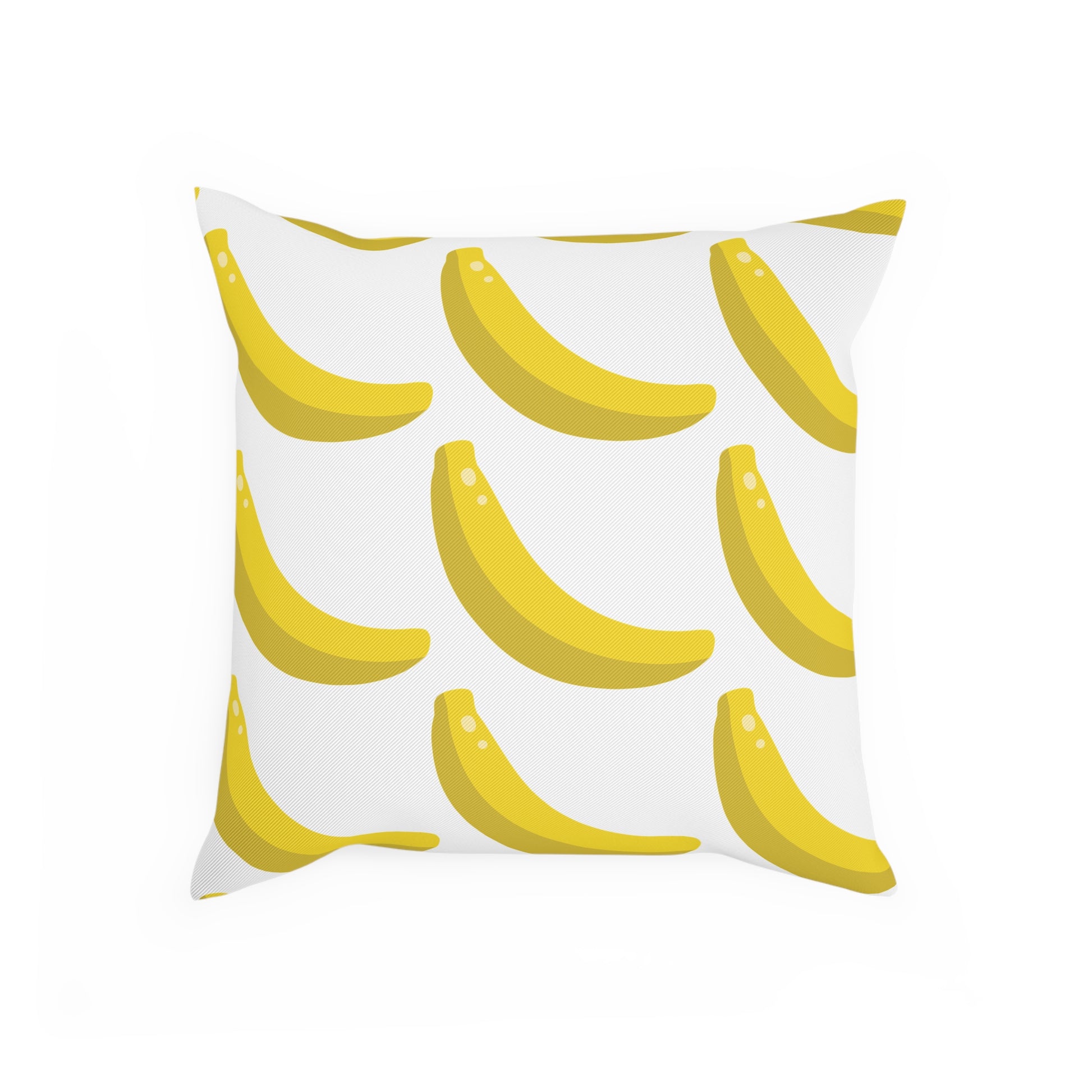 Fun Banana Print Cushion, Decorative Throw Pillow, Cute Home Decor, Gift for Fruit Lovers, Tropical Vibe Cushion