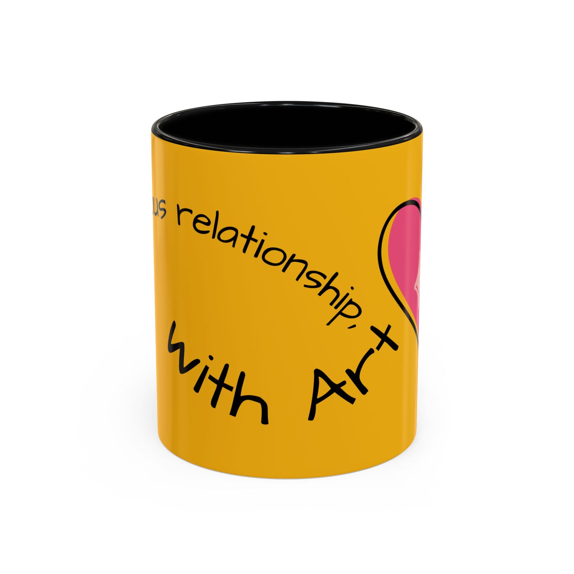 Heartfelt Art Coffee Mug, Inspirational Gift for Artists, Colorful Mug, Coffee Lovers, Home or Office Decor, Perfect for Art Lovers