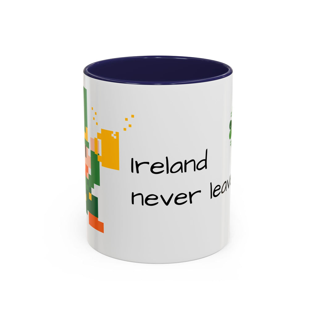 St. Patrick's Day Accent Coffee Mug - Celebrate with Humor, Perfect for Gift Giving, Fun Kitchen Décor, Irish Pride, Lucky Charm