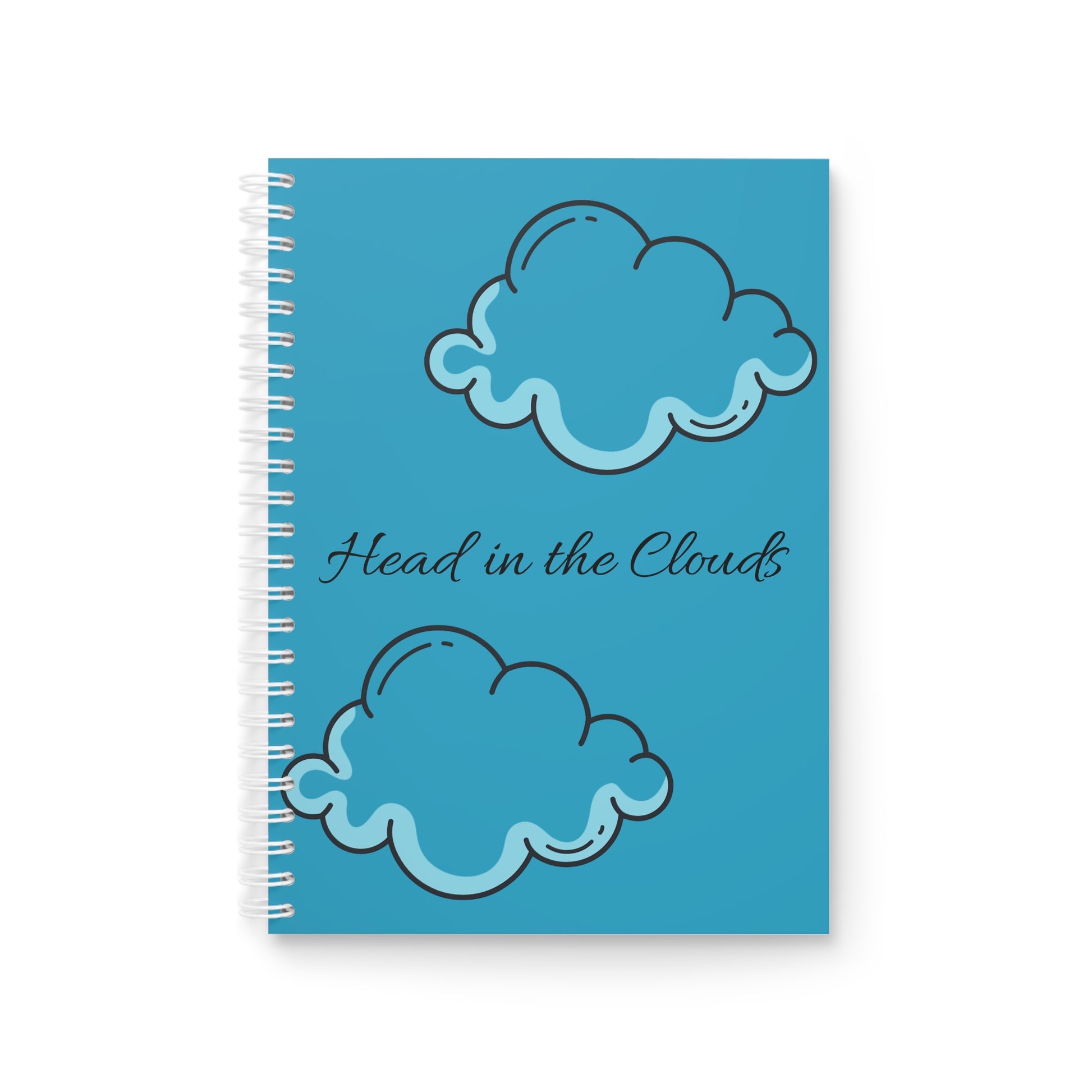 Dreamy Spiral Notebook - "Head in the Clouds" | Journal for Writers, Students, Gift for Dreamers, Motivational Note-taking, Aesthetic [...]