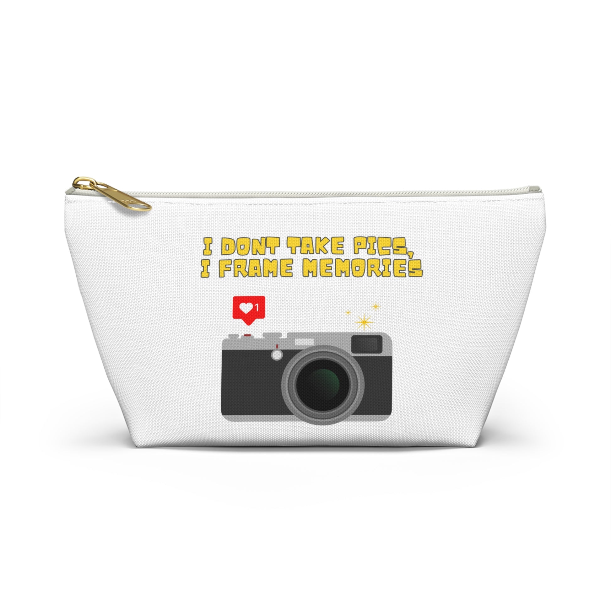 Camera Lover's Accessory Pouch | Photography Gift | Travel Makeup Bag | Cute Memory Keeper | Ideal for Parties & Events