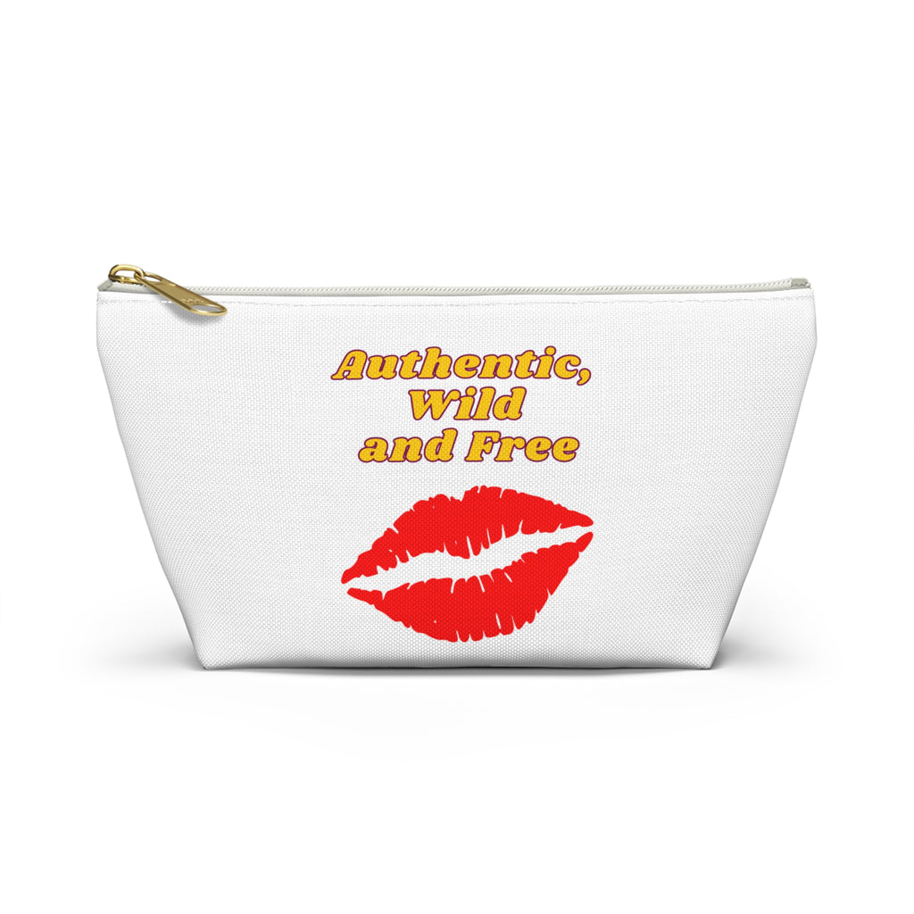Wild and Free Accessory Pouch | Cosmetic Bag, Makeup Clutch, Travel Organizer, Gift for Her, Fun Storage