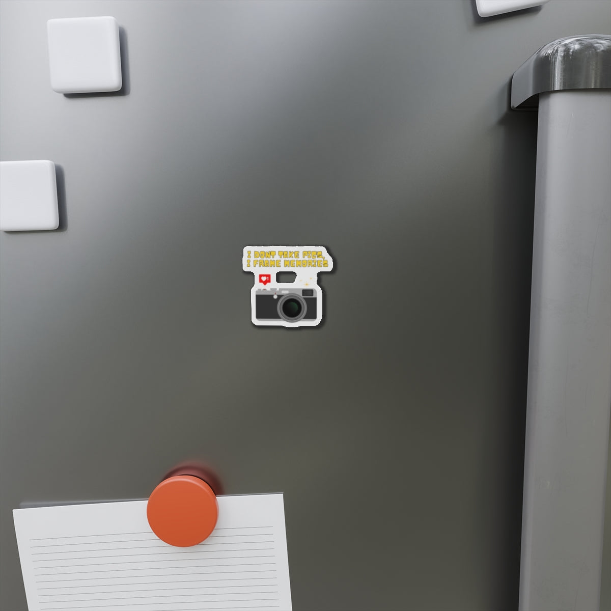 Camera Die-Cut Magnet, Unique Photography Gift, Home Decor, Fridge Magnet, Vintage Film Camera, Memory Keeper