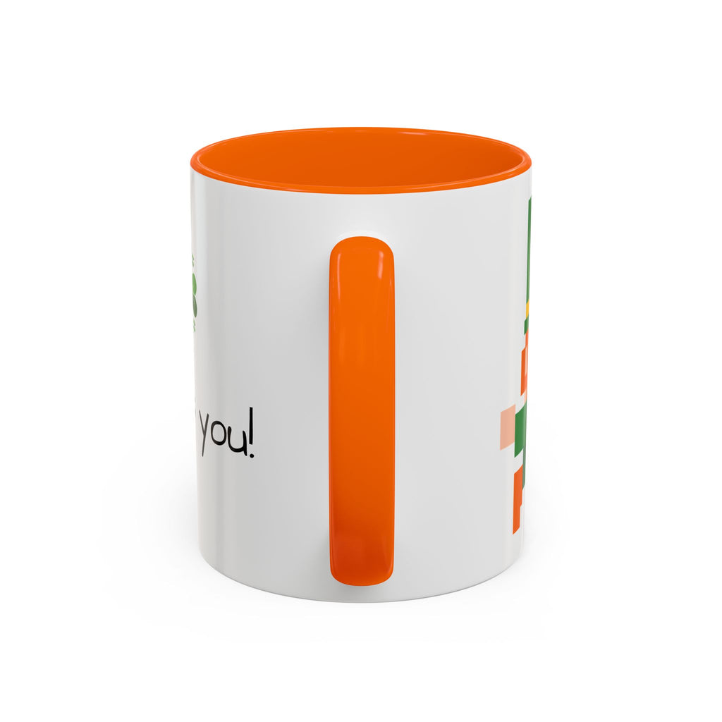 St. Patrick's Day Accent Coffee Mug - Celebrate with Humor, Perfect for Gift Giving, Fun Kitchen Décor, Irish Pride, Lucky Charm