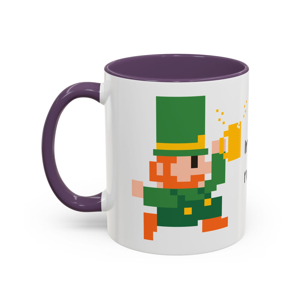 St. Patrick's Day Accent Coffee Mug - Celebrate with Humor, Perfect for Gift Giving, Fun Kitchen Décor, Irish Pride, Lucky Charm