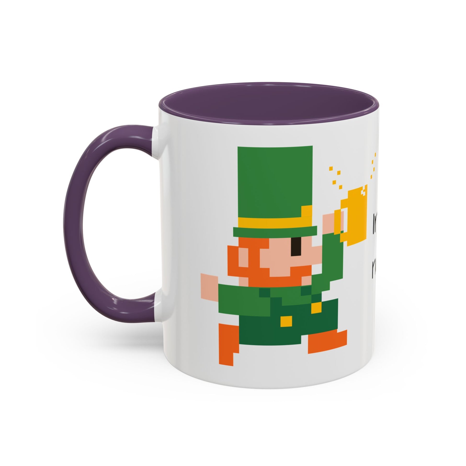 St. Patrick's Day Accent Coffee Mug - Celebrate with Humor, Perfect for Gift Giving, Fun Kitchen Décor, Irish Pride, Lucky Charm